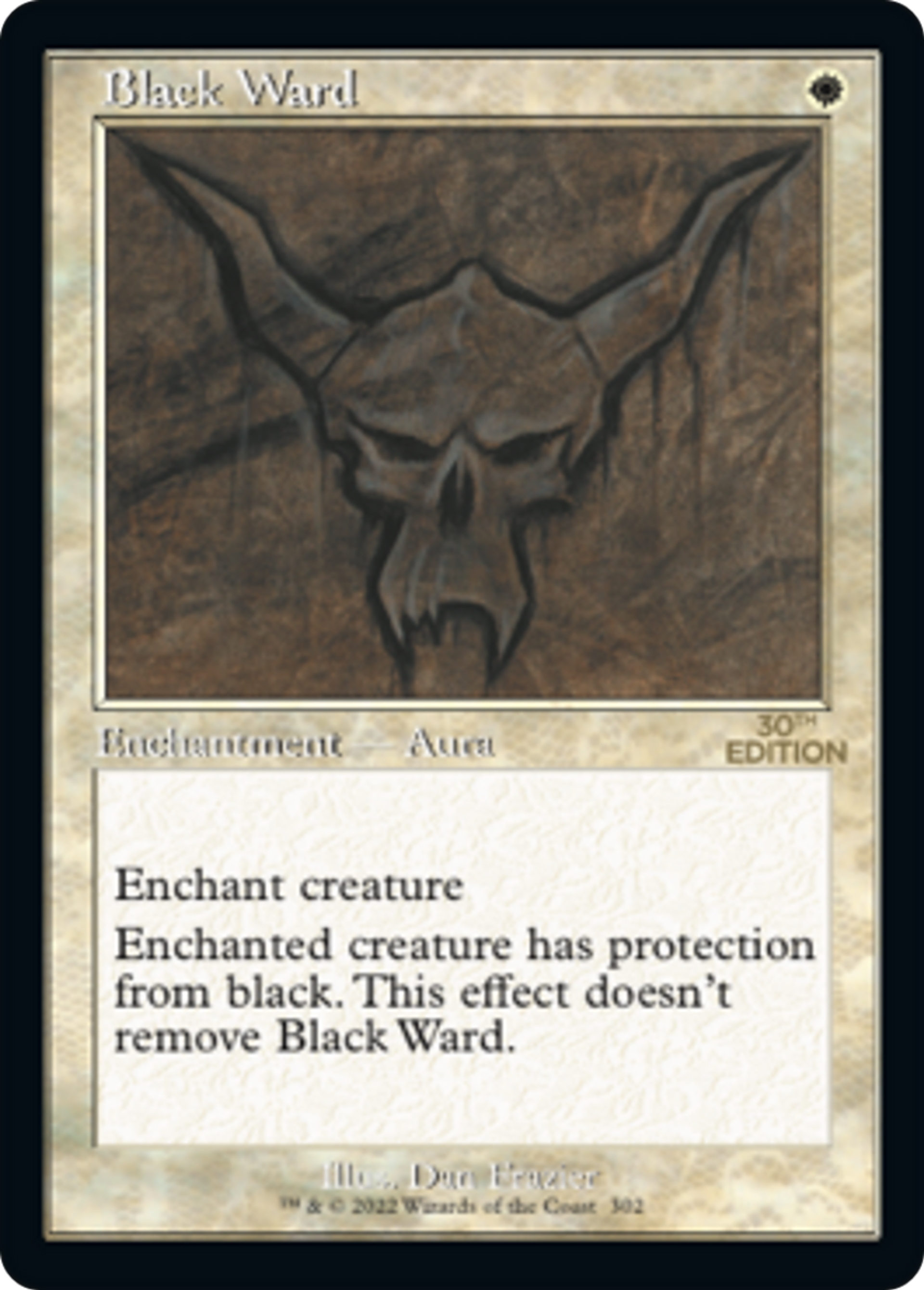 Black Ward — 30th Anniversary Edition — Magic: The Gathering