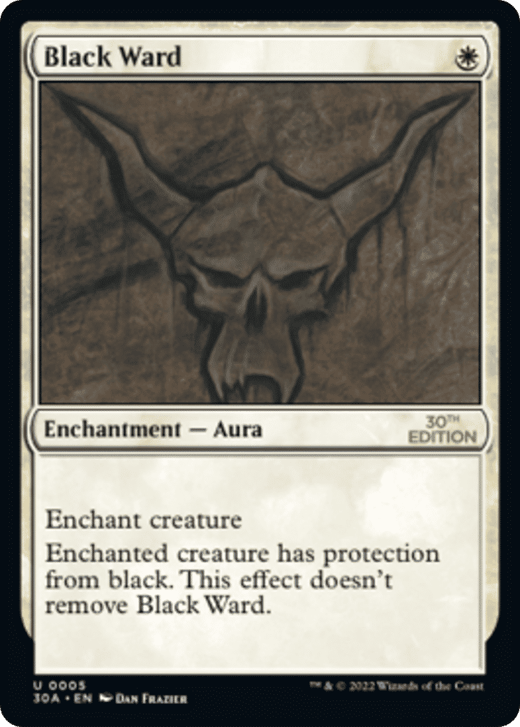 Black Ward — 30th Anniversary Edition — Magic: The Gathering