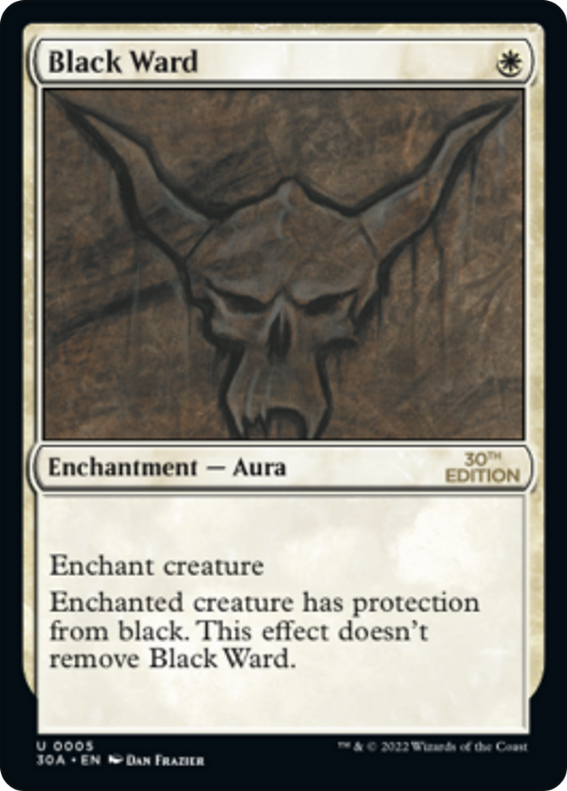 Black Ward — 30th Anniversary Edition — Magic: The Gathering