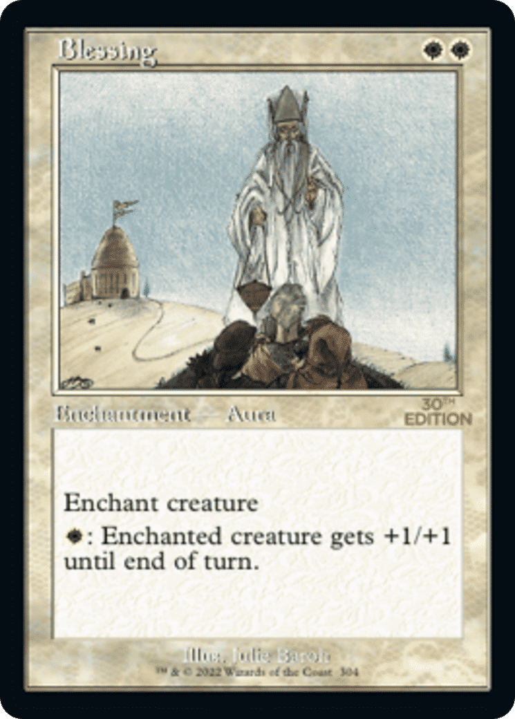 Blessing — 30th Anniversary Edition — Magic: The Gathering