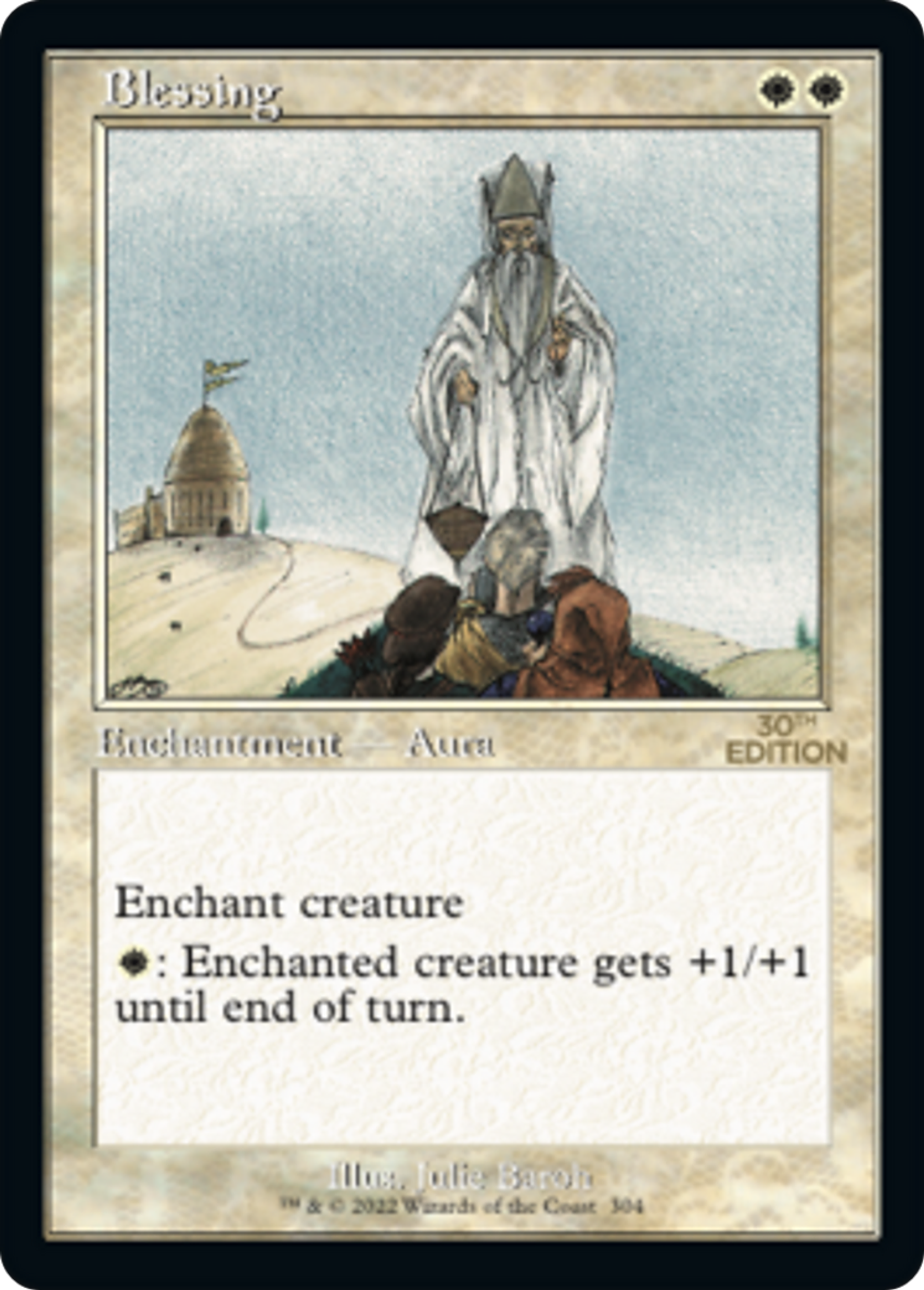 Blessing — 30th Anniversary Edition — Magic: The Gathering