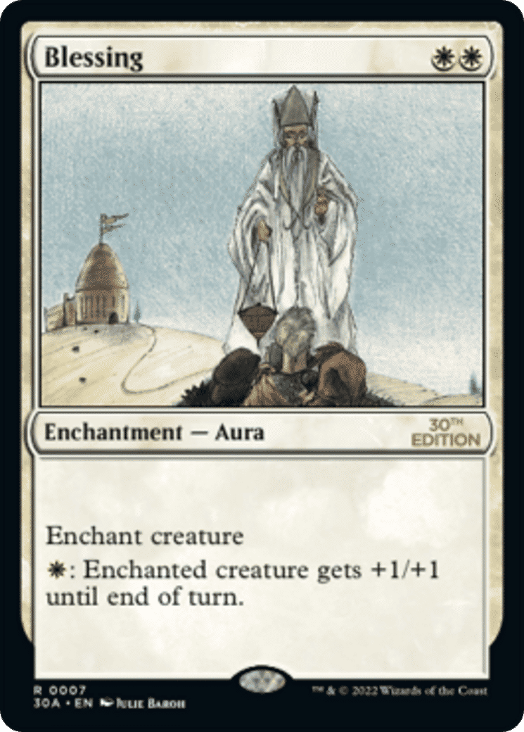 Blessing — 30th Anniversary Edition — Magic: The Gathering