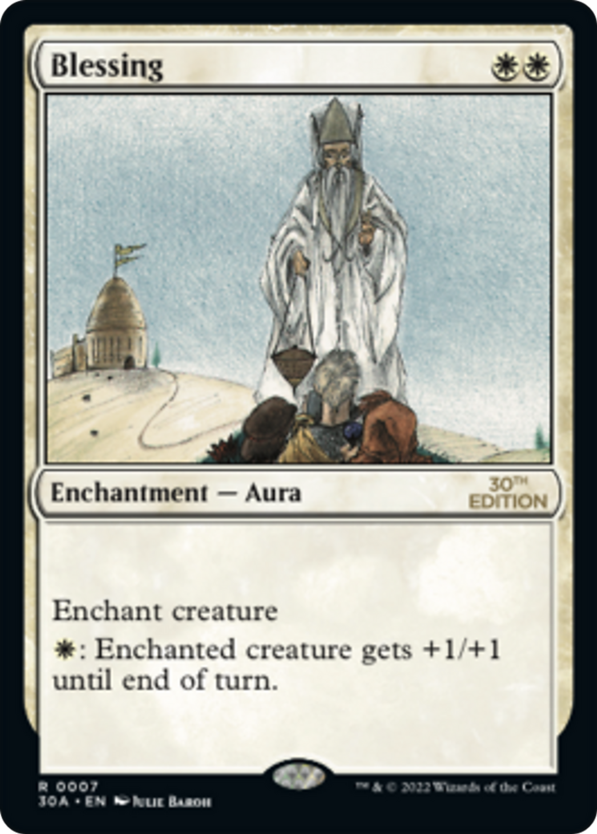 Blessing — 30th Anniversary Edition — Magic: The Gathering