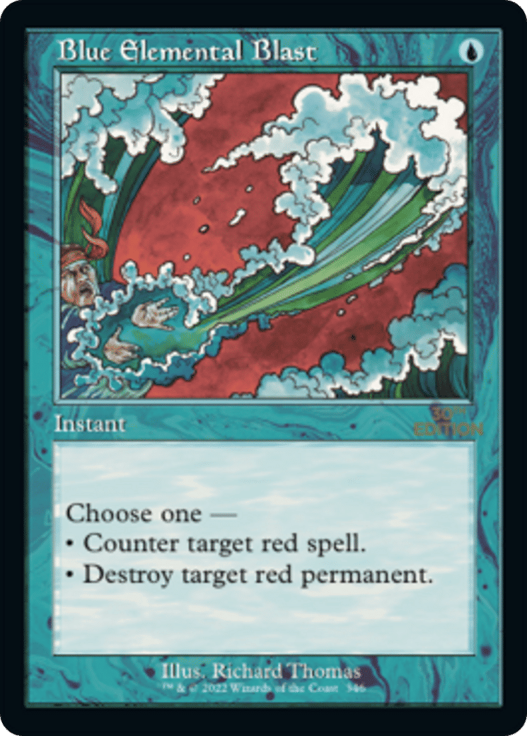 Salve élémentaire bleue — 30th Anniversary Edition — Magic: The Gathering