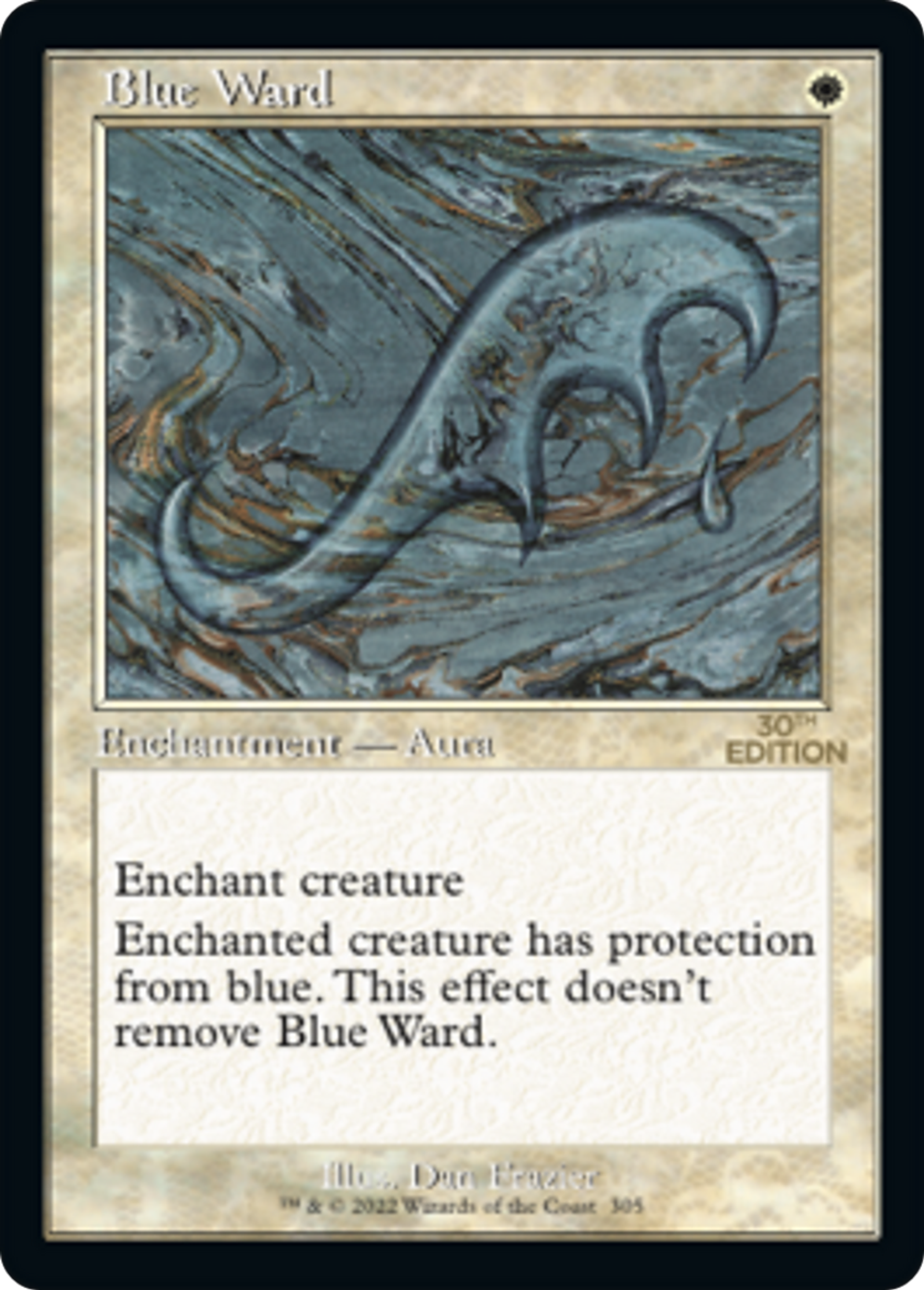 Blue Ward — 30th Anniversary Edition — Magic: The Gathering