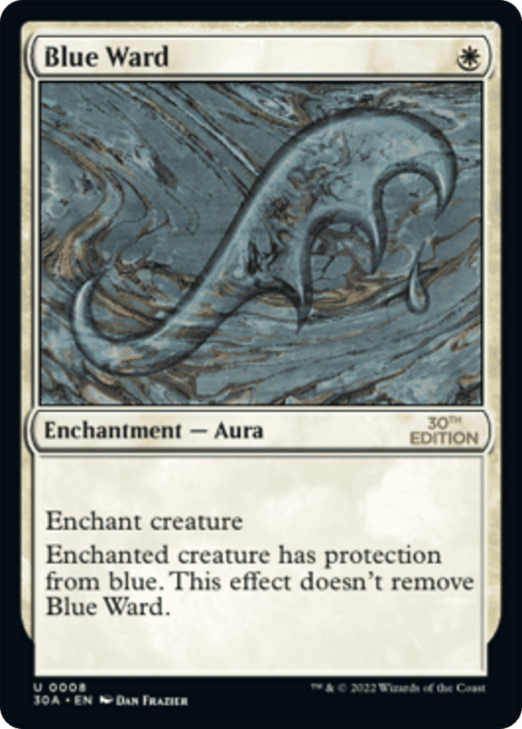 Blue Ward — 30th Anniversary Edition — Magic: The Gathering