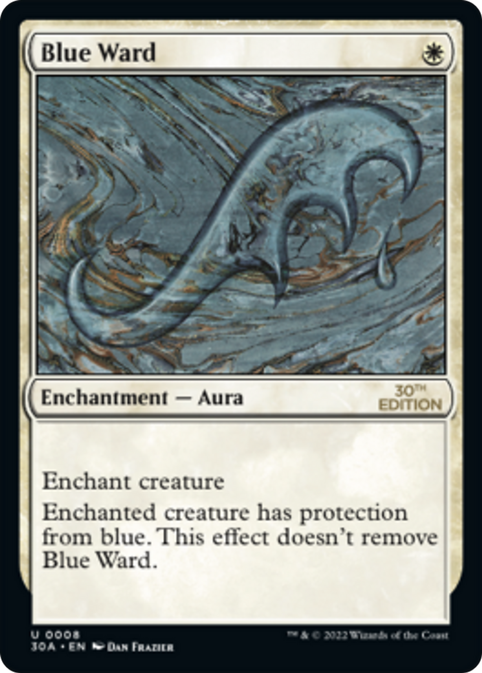 Blue Ward — 30th Anniversary Edition — Magic: The Gathering