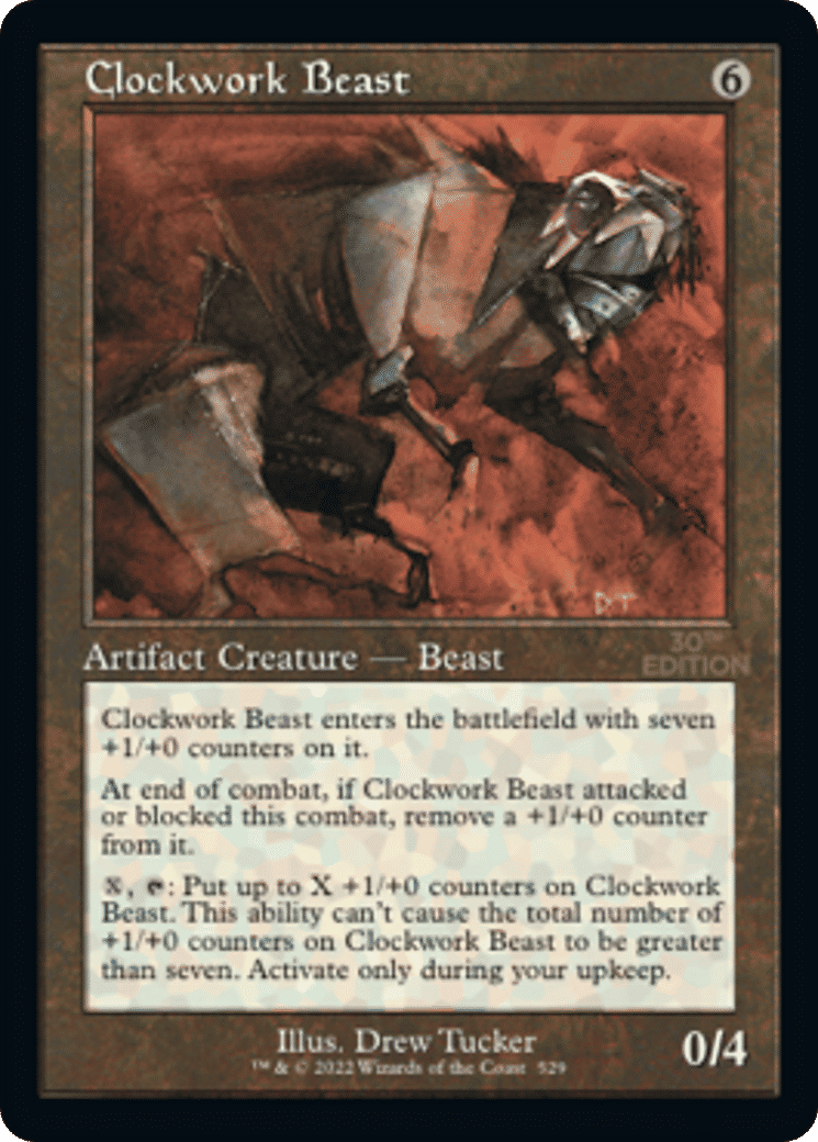 Clockwork Beast — 30th Anniversary Edition — Magic: The Gathering