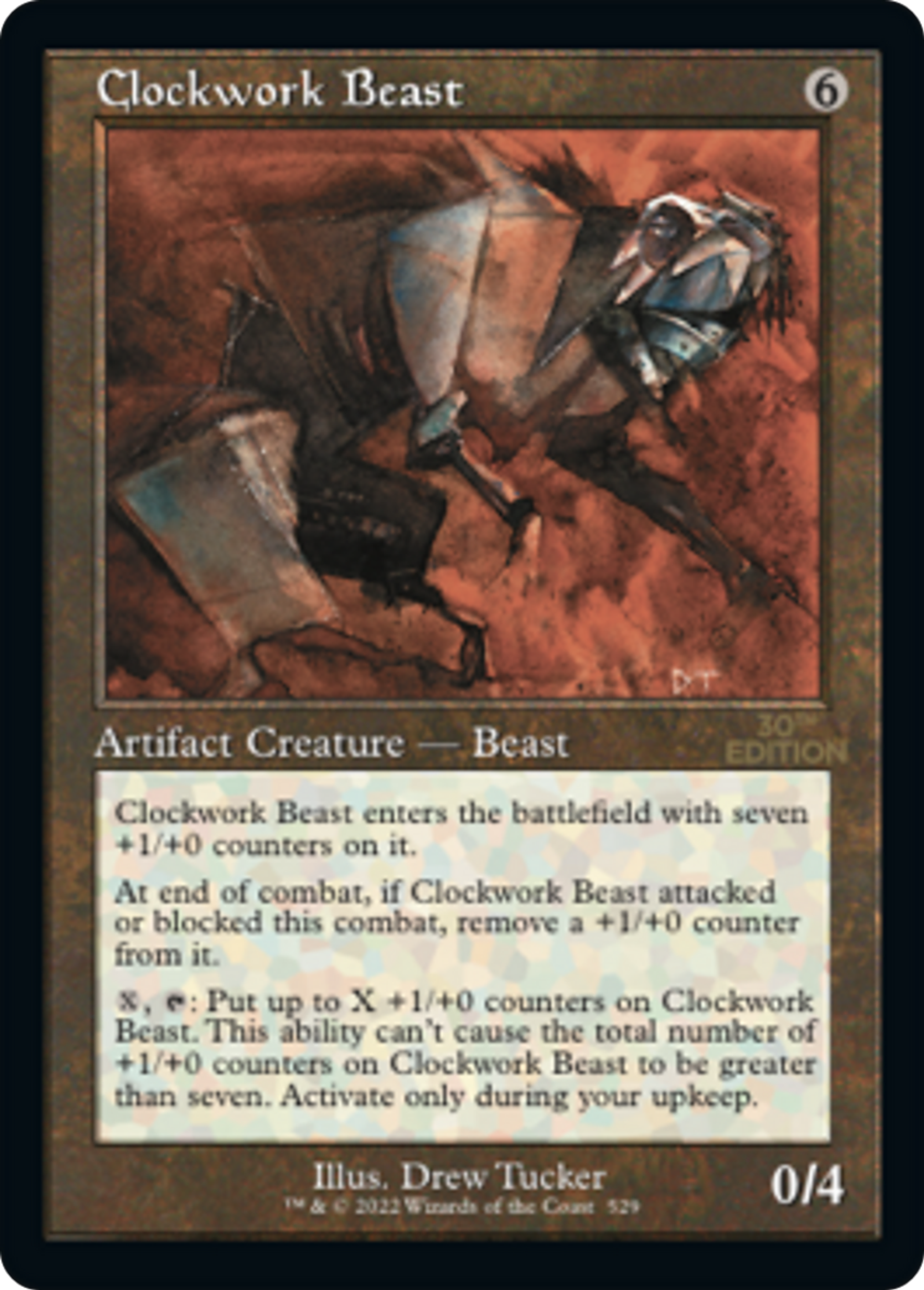 Clockwork Beast — 30th Anniversary Edition — Magic: The Gathering