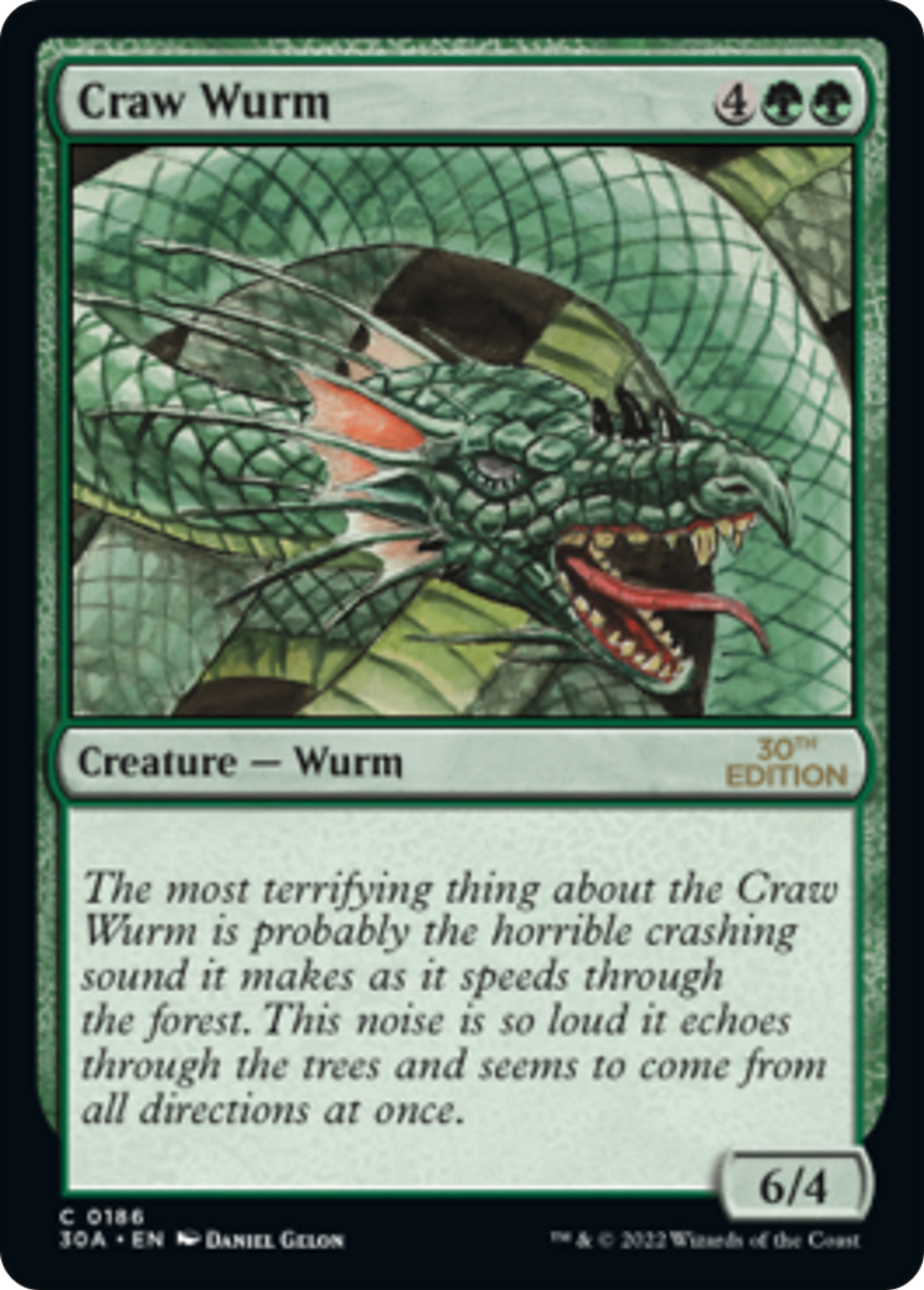 Guivre vorace — 30th Anniversary Edition — Magic: The Gathering