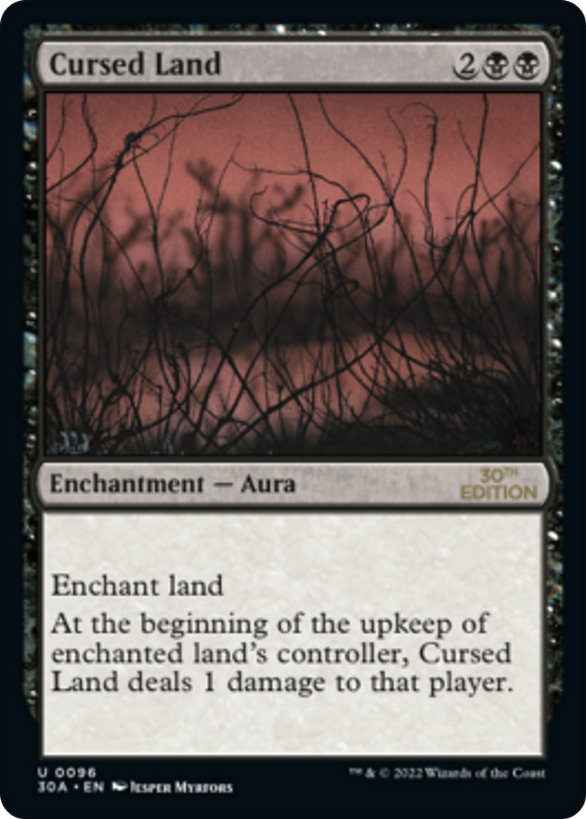 Cursed Land — 30th Anniversary Edition — Magic: The Gathering