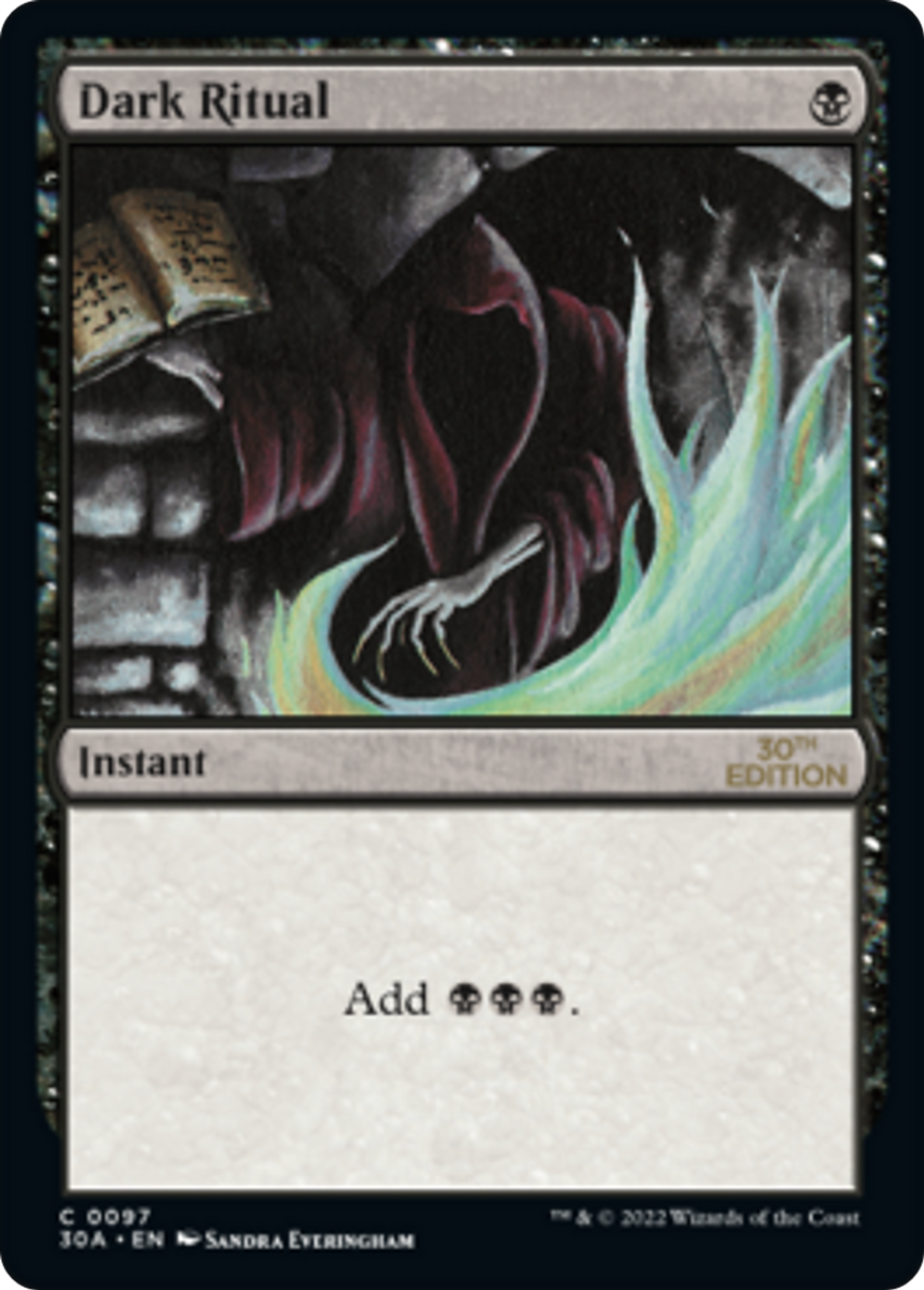 Dark Ritual — 30th Anniversary Edition — Magic: The Gathering