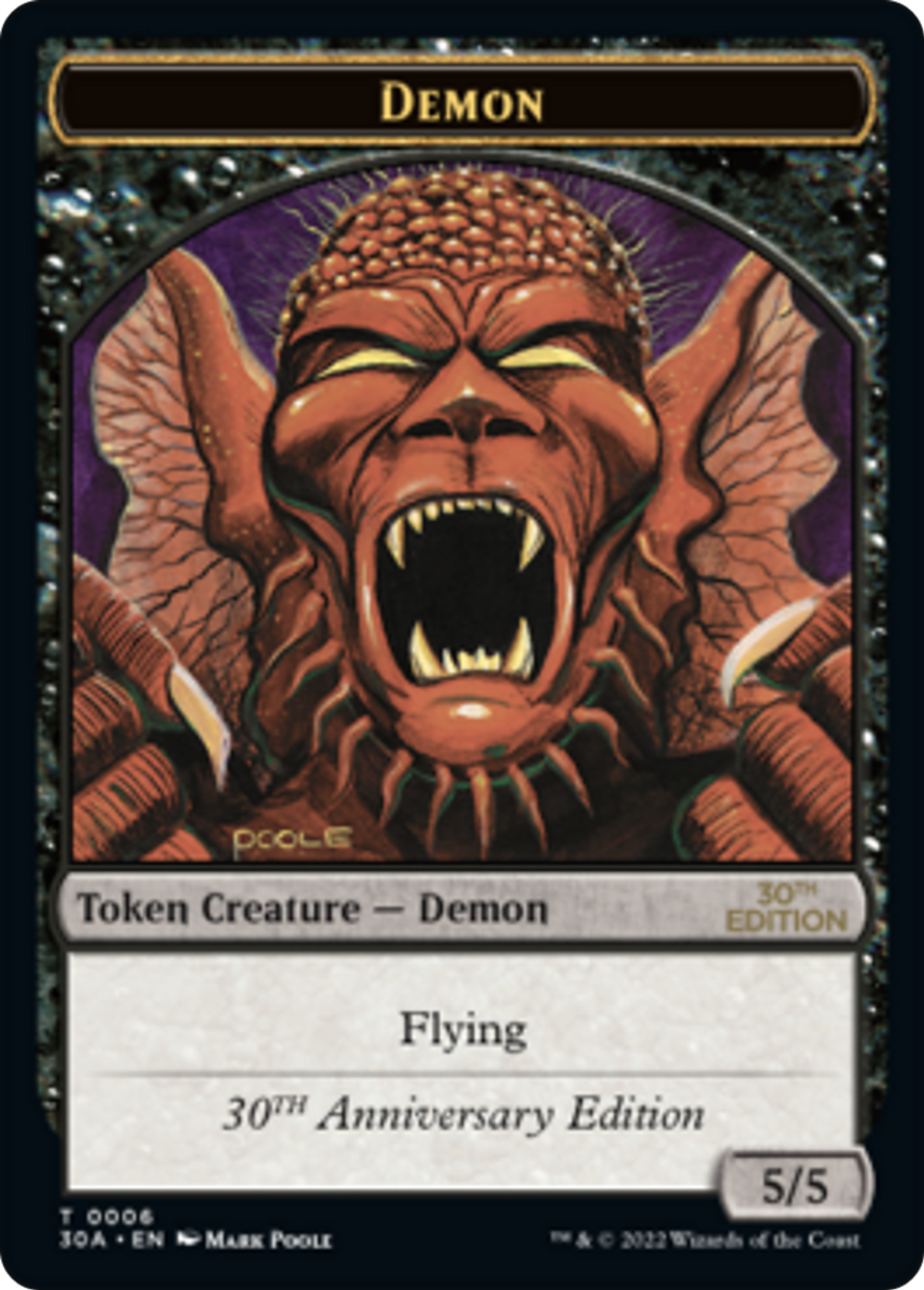 Demon — 30th Anniversary Edition — Magic: The Gathering