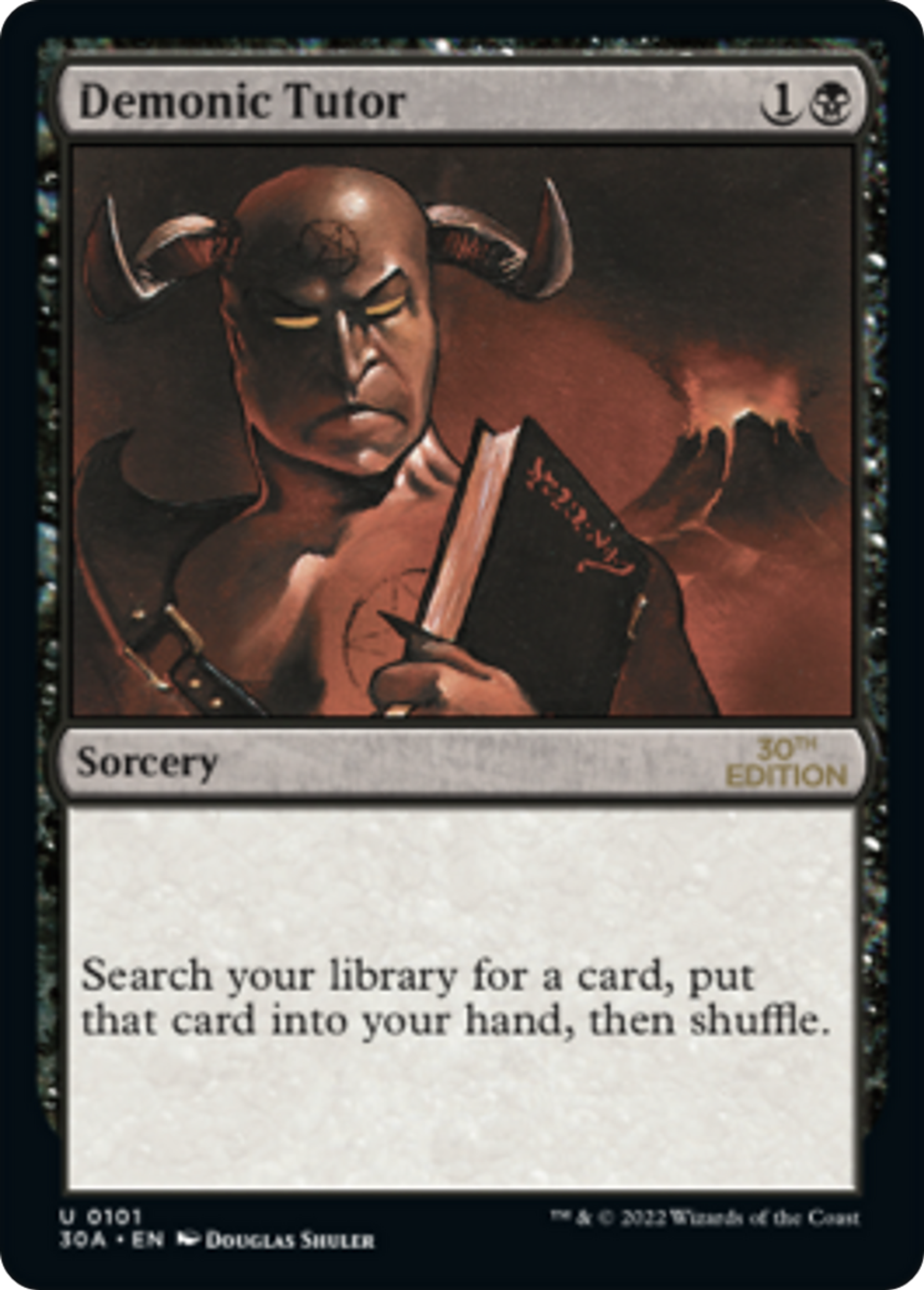 Demonic Tutor — 30th Anniversary Edition — Magic: The Gathering