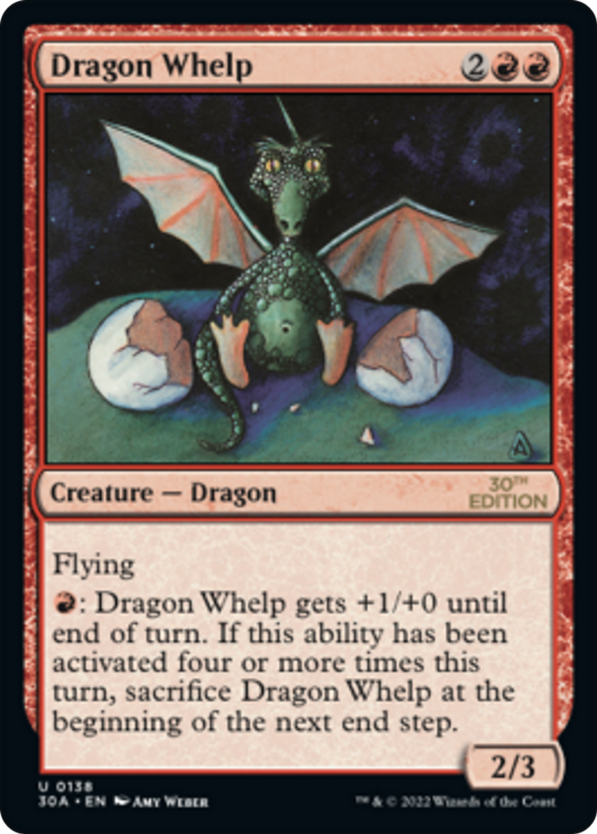 Dragon Whelp — 30th Anniversary Edition — Magic: The Gathering