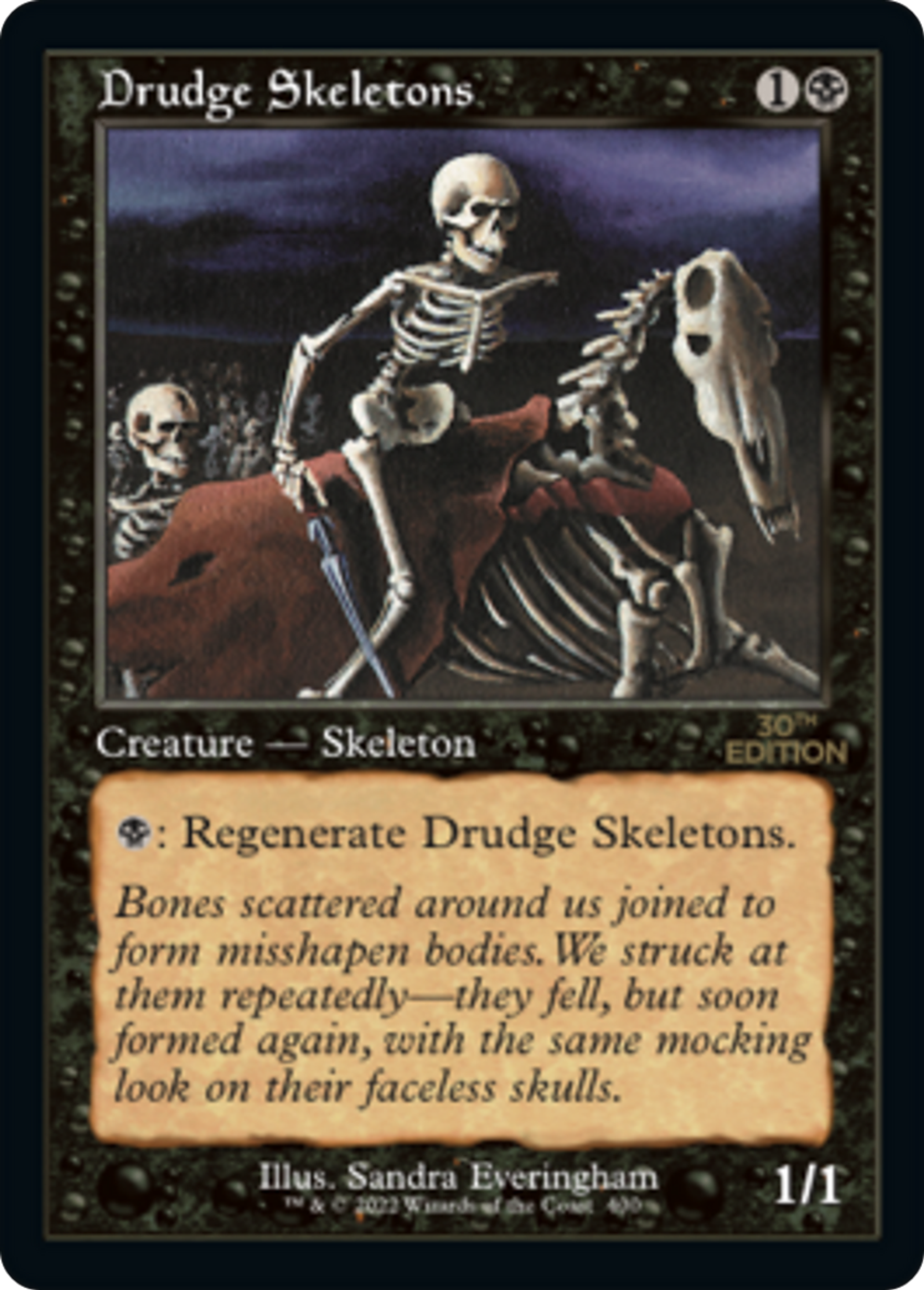 Drudge Skeletons — 30th Anniversary Edition — Magic: The Gathering