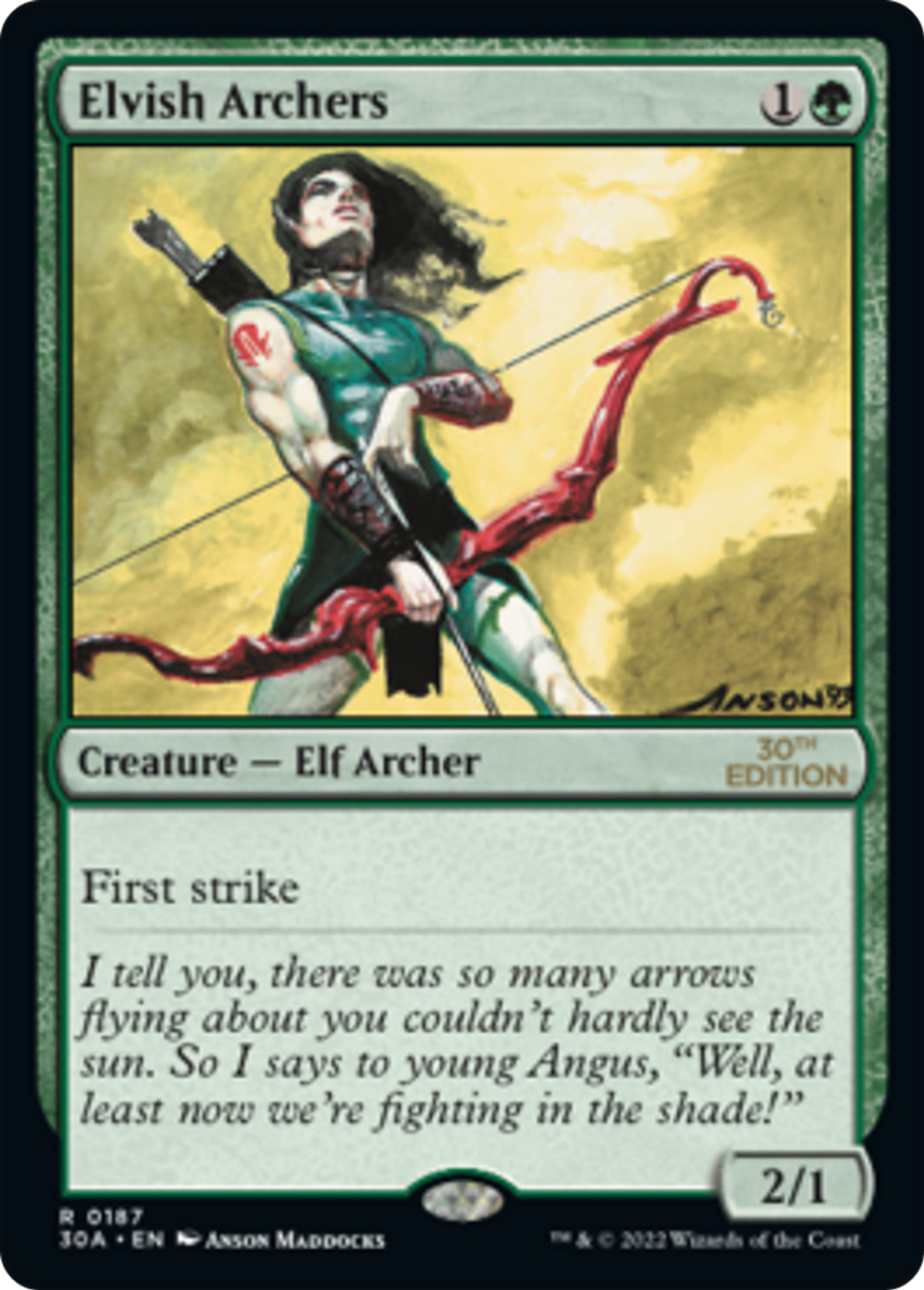 Archers elfes — 30th Anniversary Edition — Magic: The Gathering