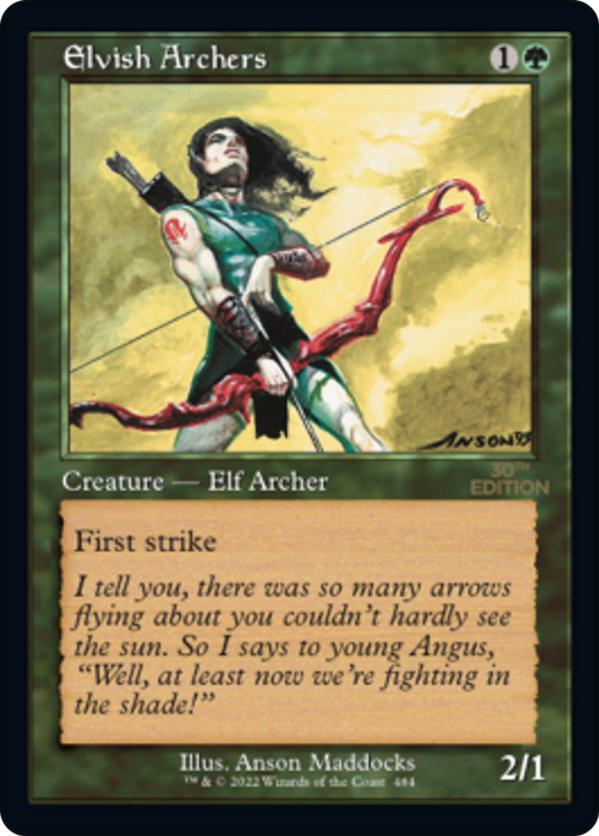 Elvish Archers — 30th Anniversary Edition — Magic: The Gathering