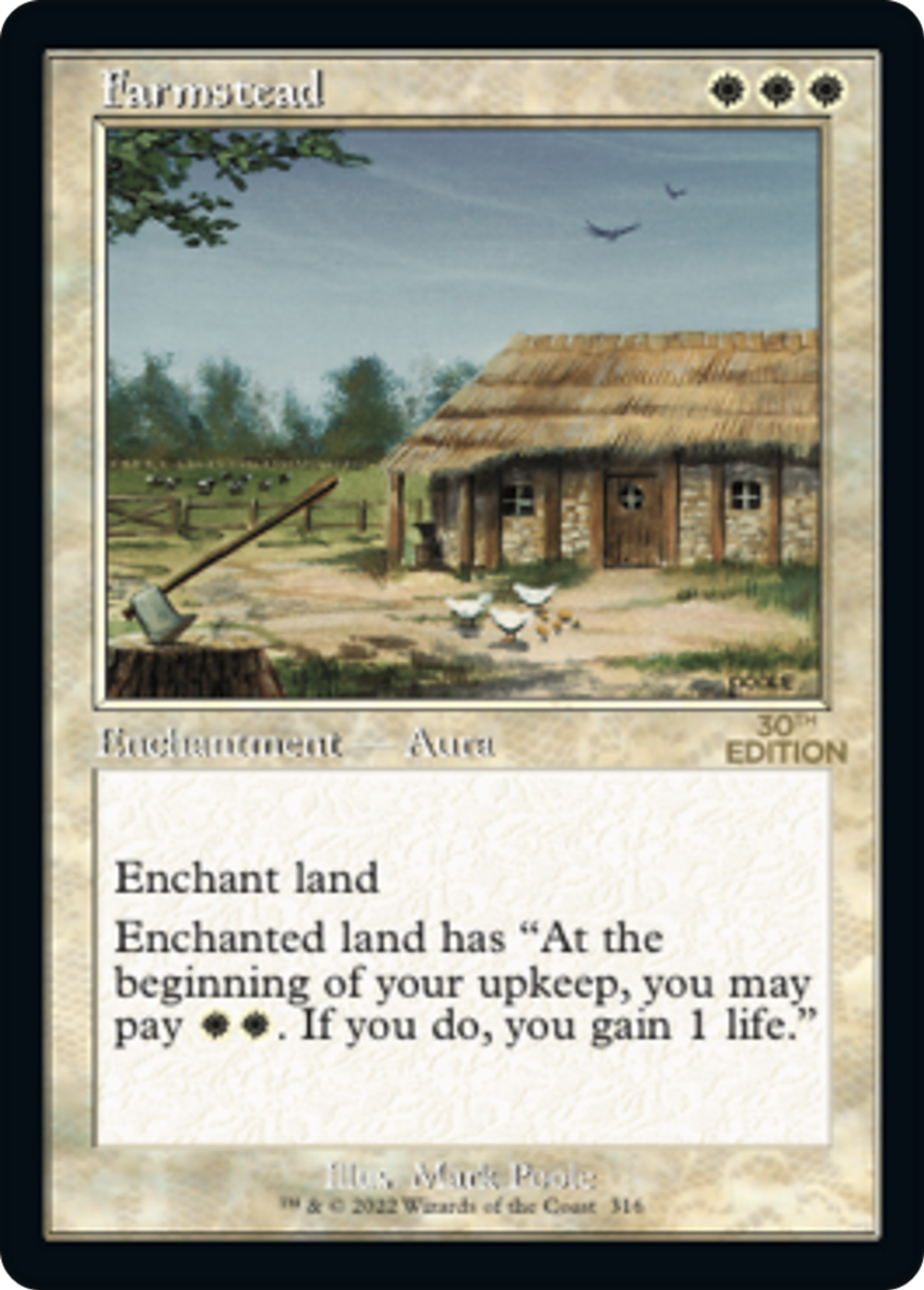 Farmstead — 30th Anniversary Edition — Magic: The Gathering