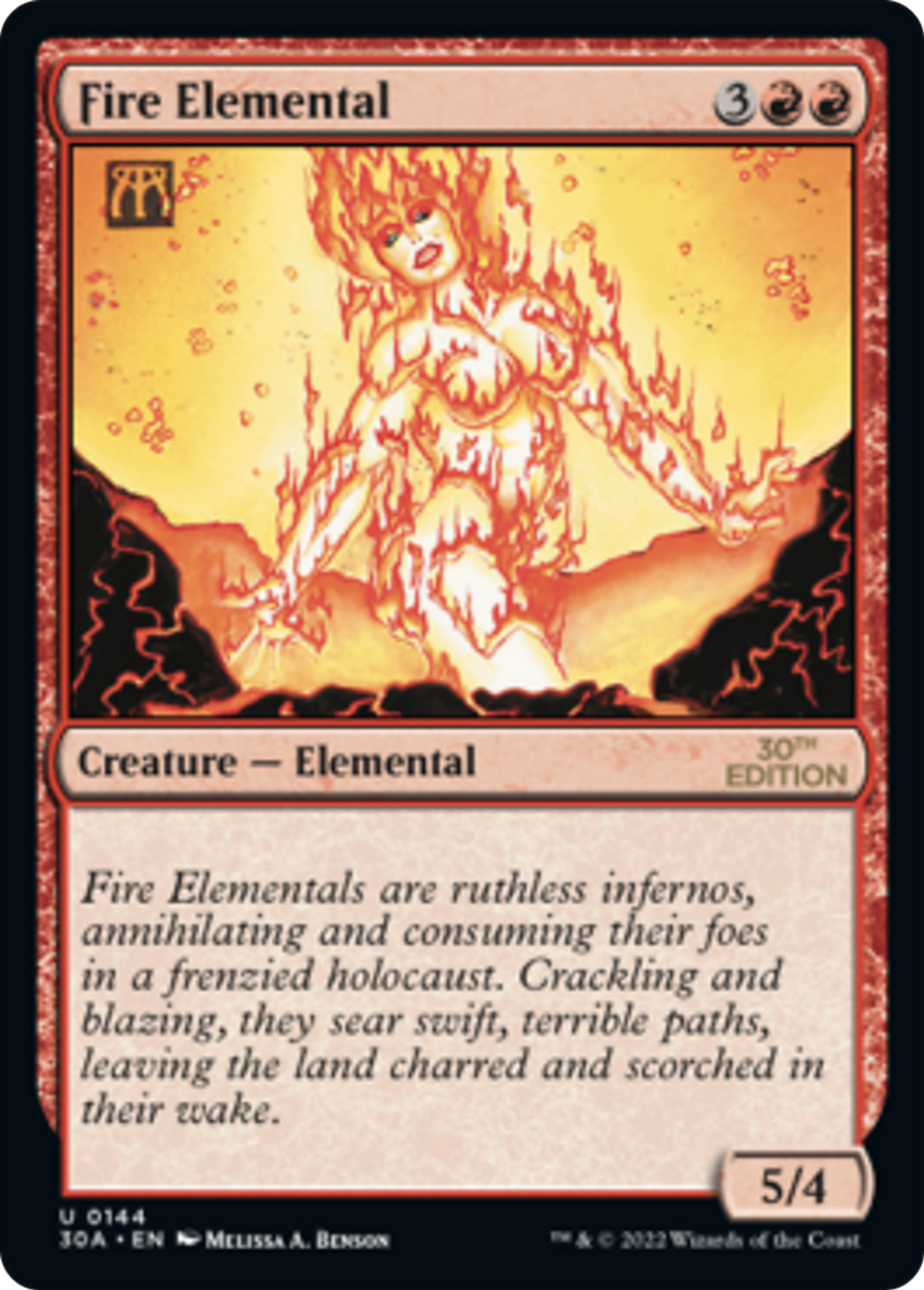 Fire Elemental — 30th Anniversary Edition — Magic: The Gathering