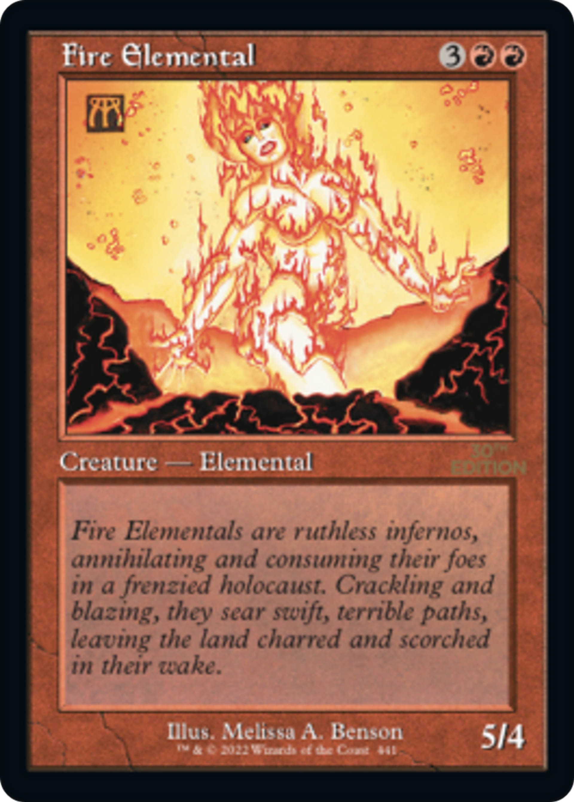 Élémental de feu — 30th Anniversary Edition — Magic: The Gathering