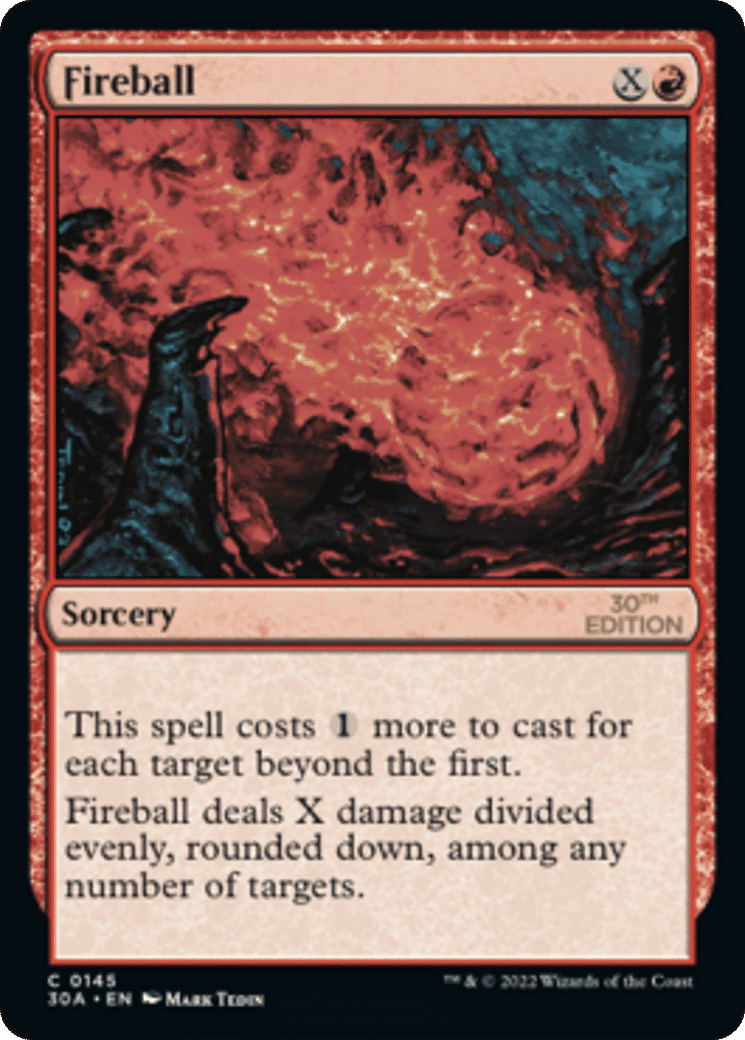 Boule de feu — 30th Anniversary Edition — Magic: The Gathering