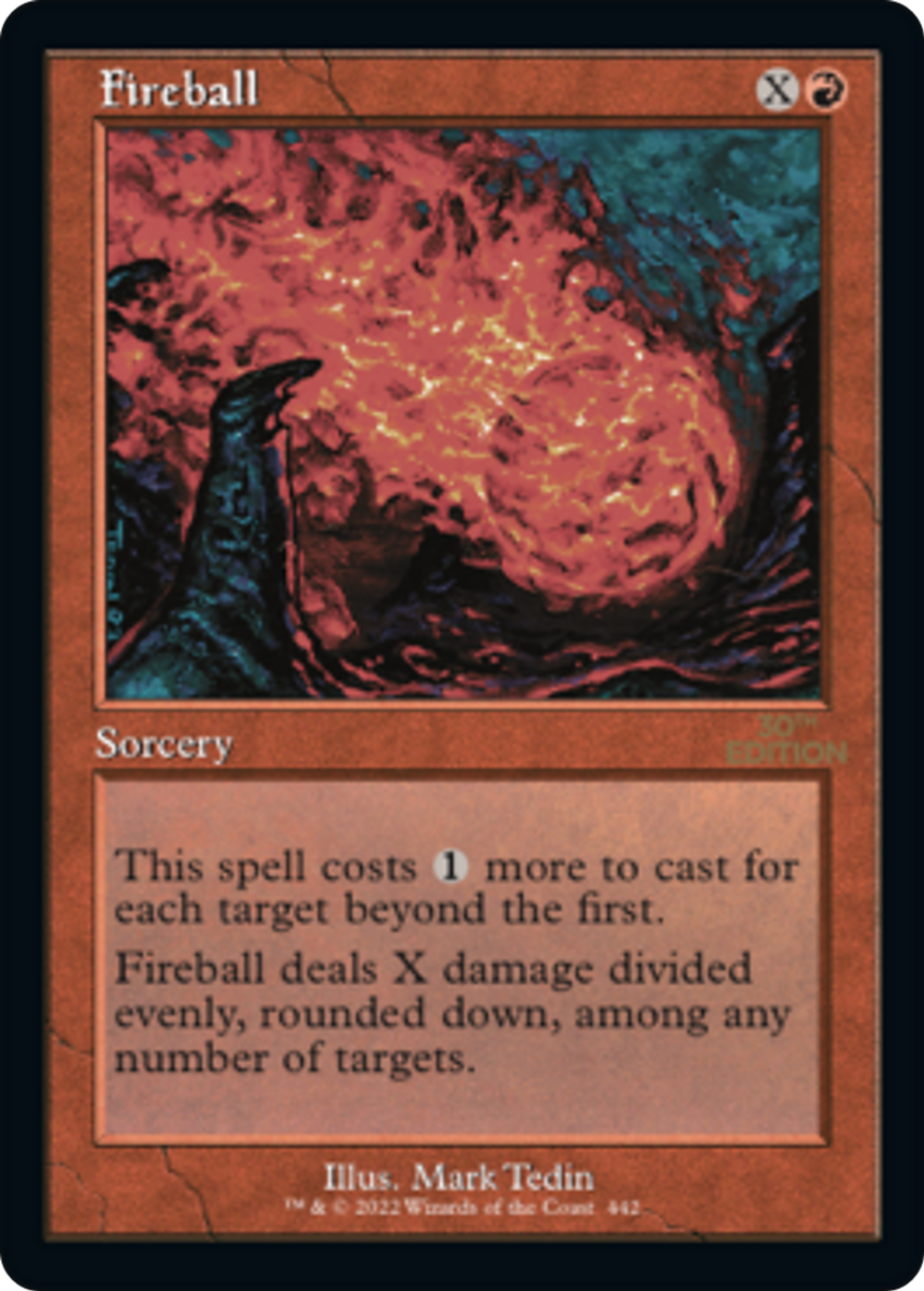 Boule de feu — 30th Anniversary Edition — Magic: The Gathering