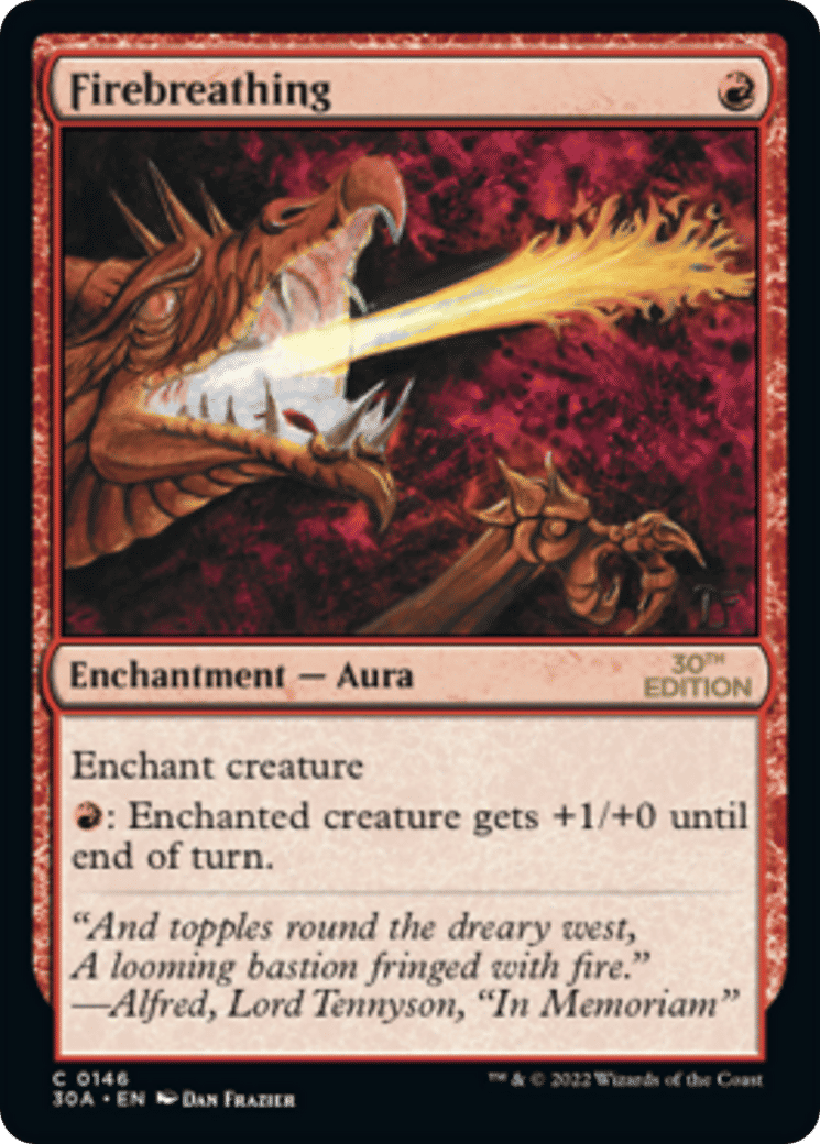 Firebreathing — 30th Anniversary Edition — Magic: The Gathering