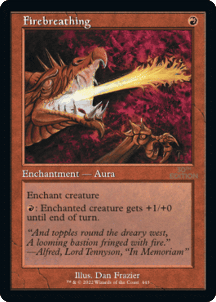 Firebreathing — 30th Anniversary Edition — Magic: The Gathering