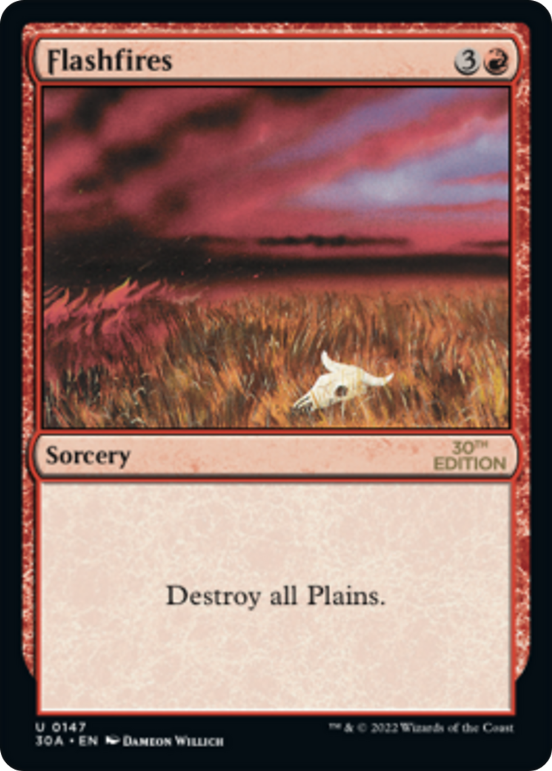 Flashfires — 30th Anniversary Edition — Magic: The Gathering