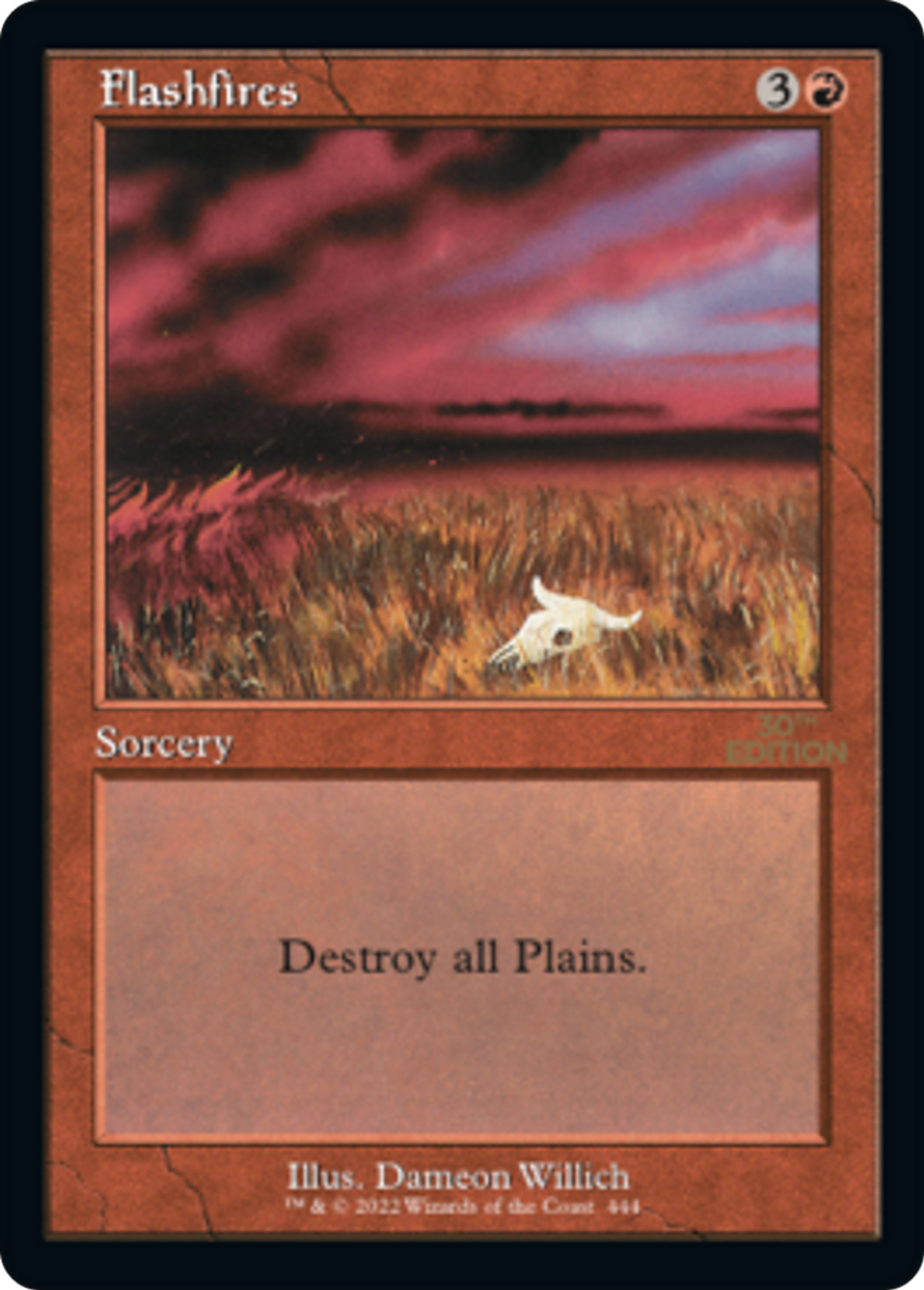 Feu de brousse — 30th Anniversary Edition — Magic: The Gathering