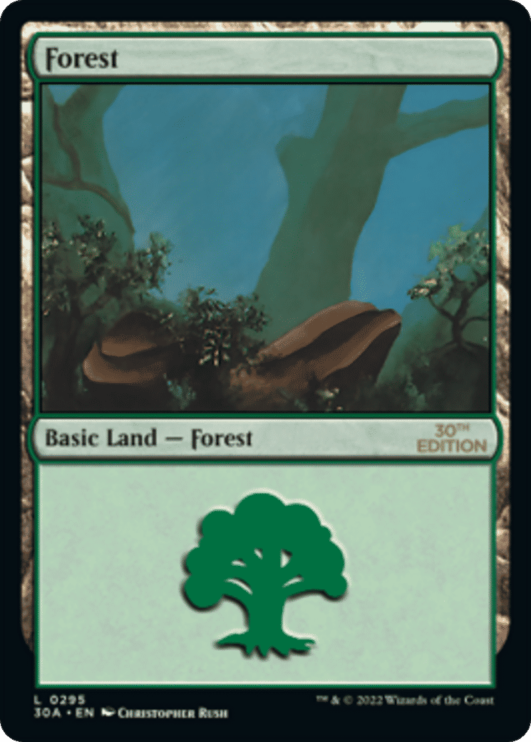 Forest — 30th Anniversary Edition — Magic: The Gathering
