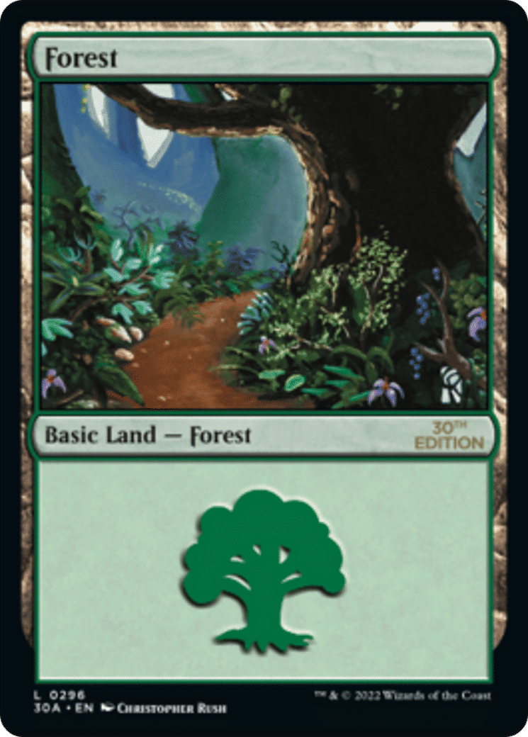 Forest — 30th Anniversary Edition — Magic: The Gathering