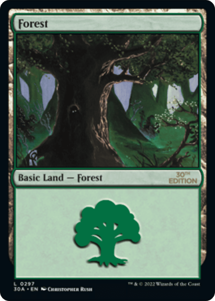 Forest — 30th Anniversary Edition — Magic: The Gathering