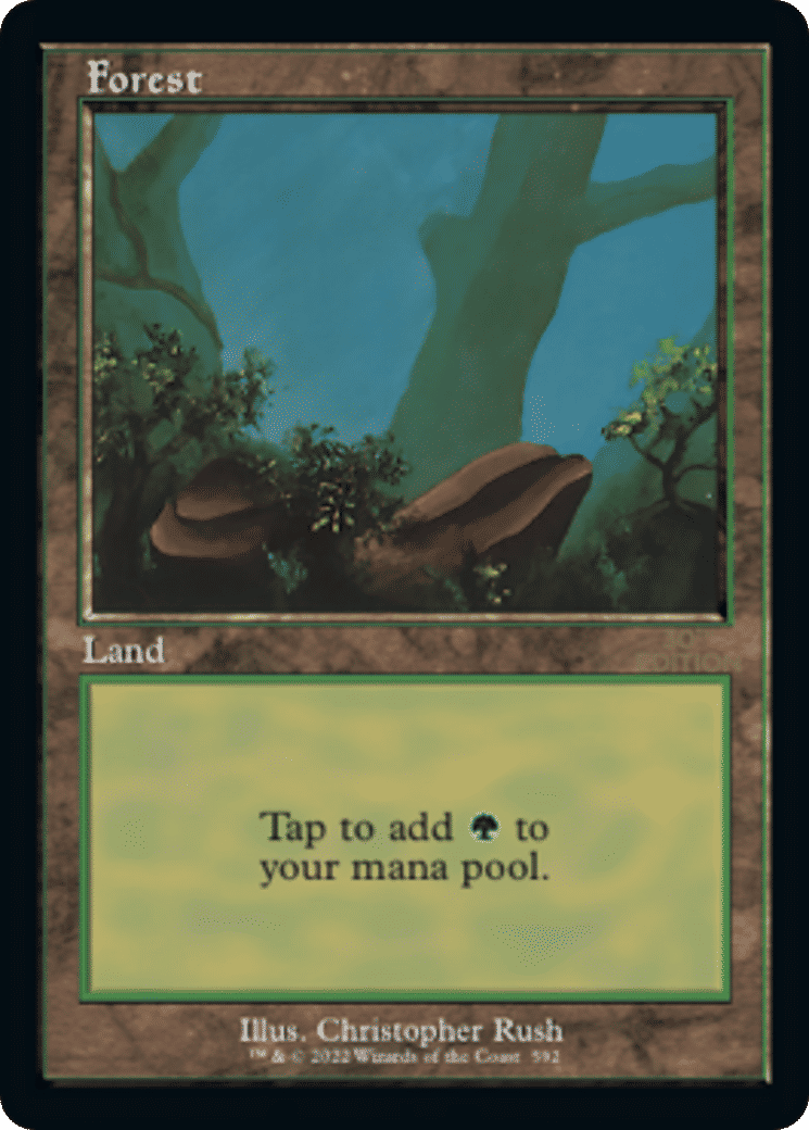 Forest — 30th Anniversary Edition — Magic: The Gathering