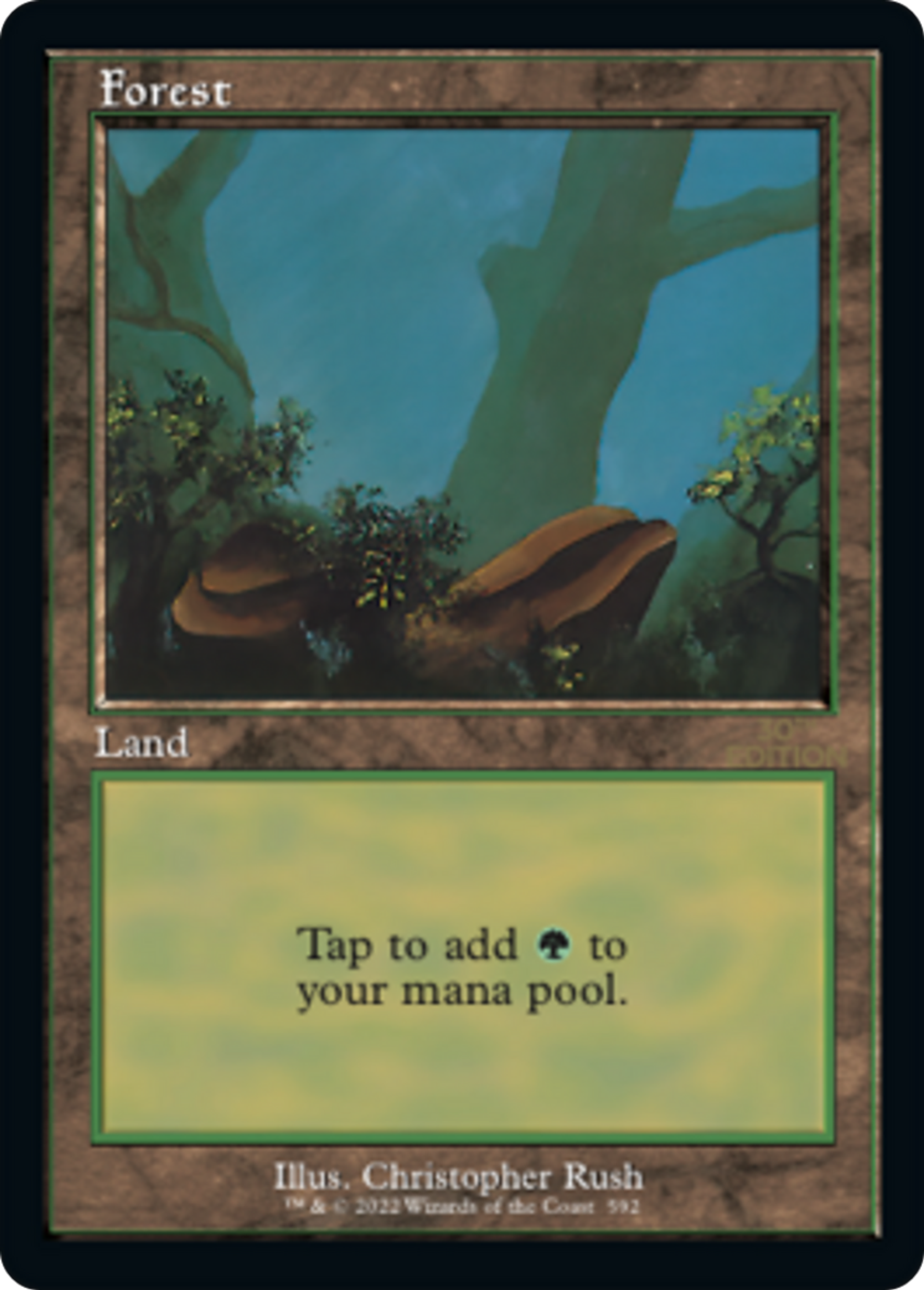 Forest — 30th Anniversary Edition — Magic: The Gathering
