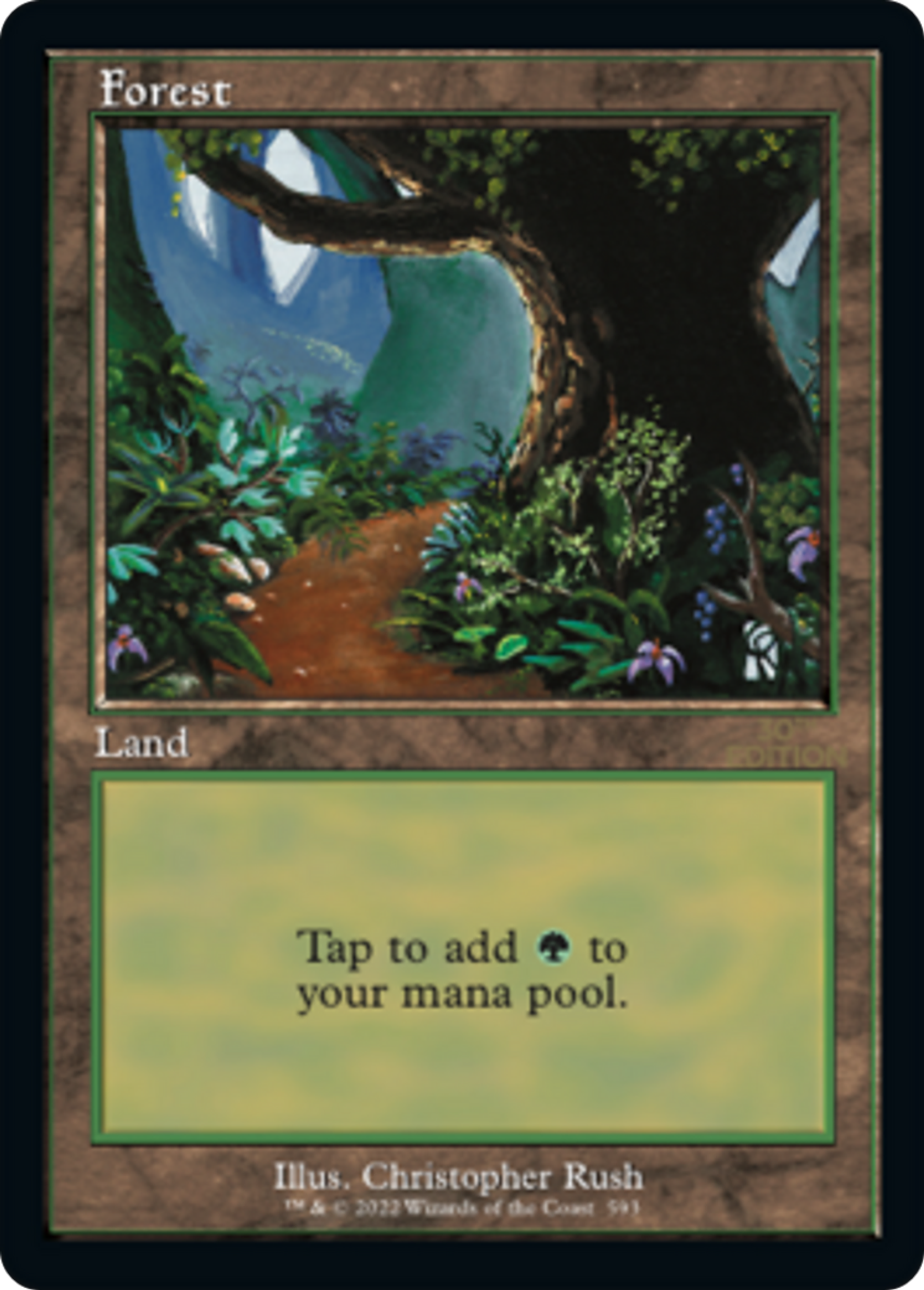 Forest — 30th Anniversary Edition — Magic: The Gathering