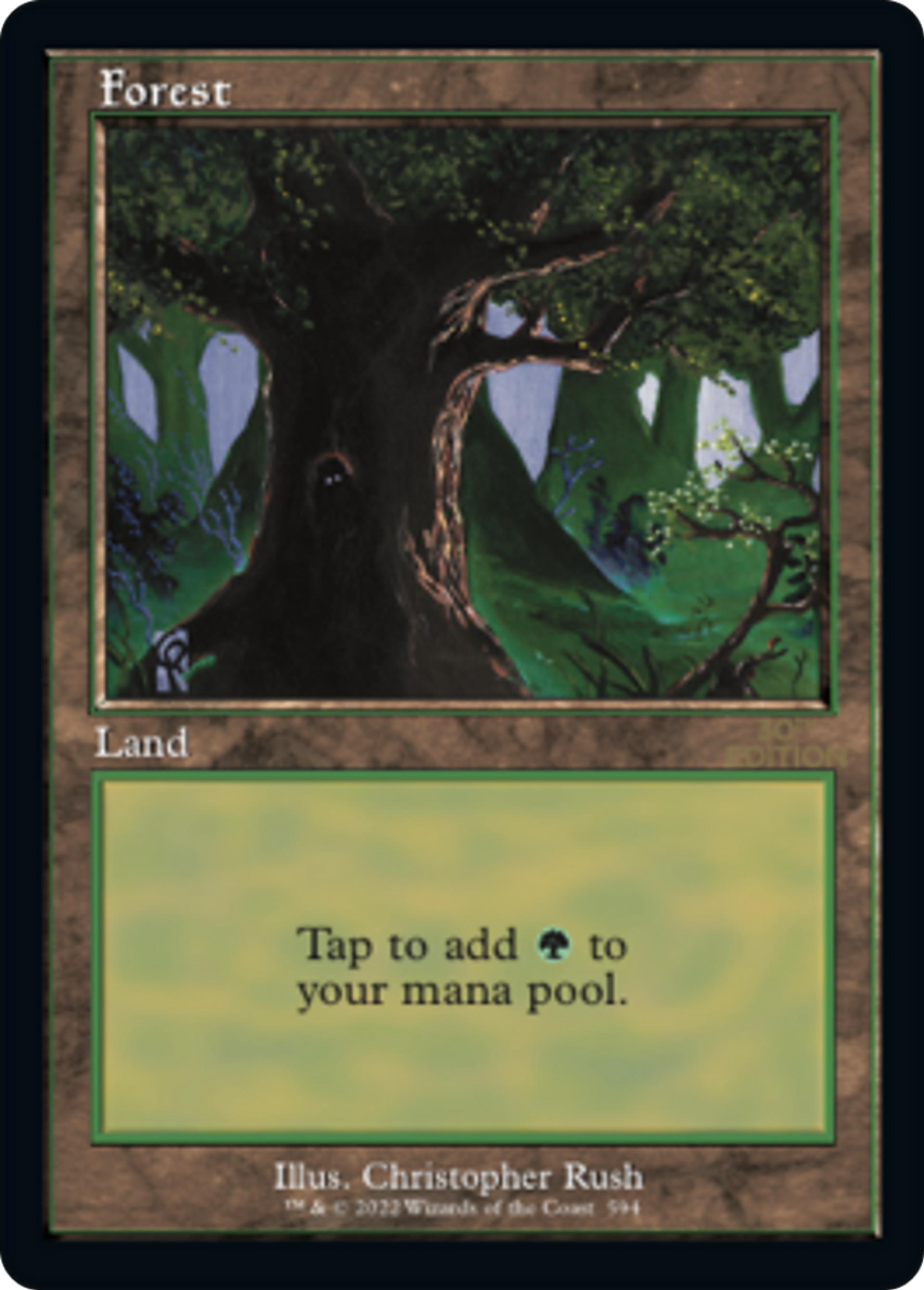 Forest — 30th Anniversary Edition — Magic: The Gathering