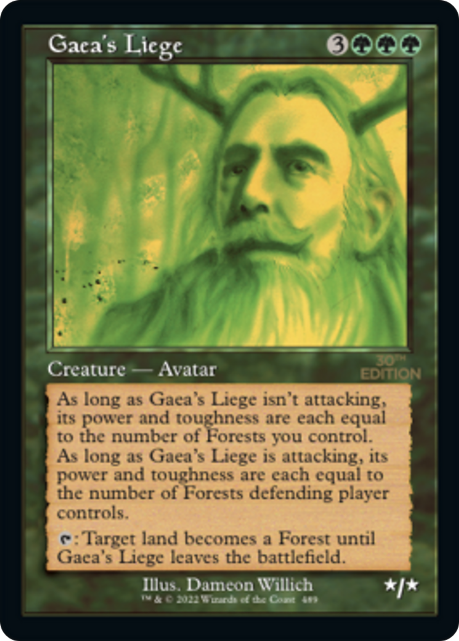 Gaea's Liege — 30th Anniversary Edition — Magic: The Gathering