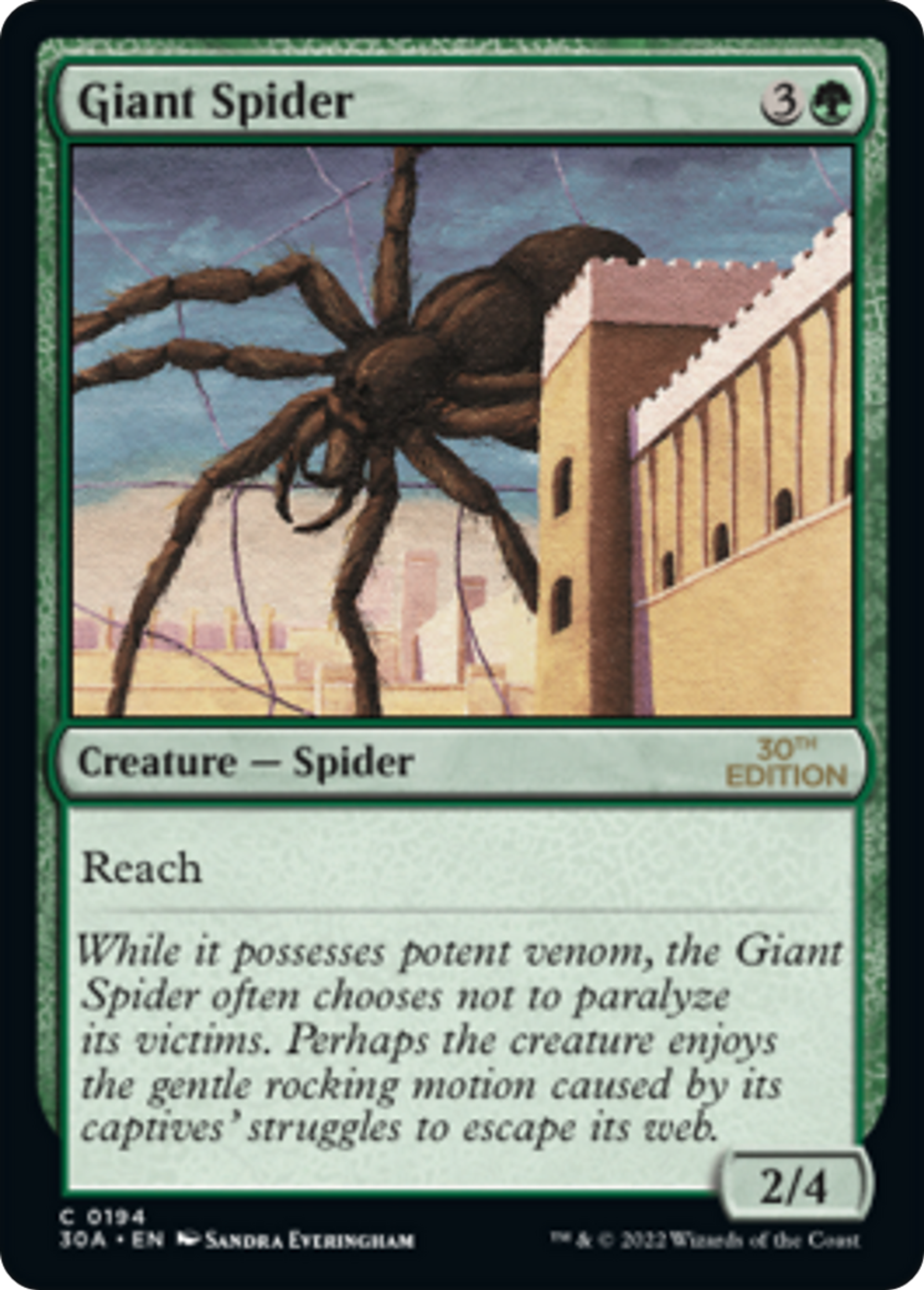 Araignée géante — 30th Anniversary Edition — Magic: The Gathering
