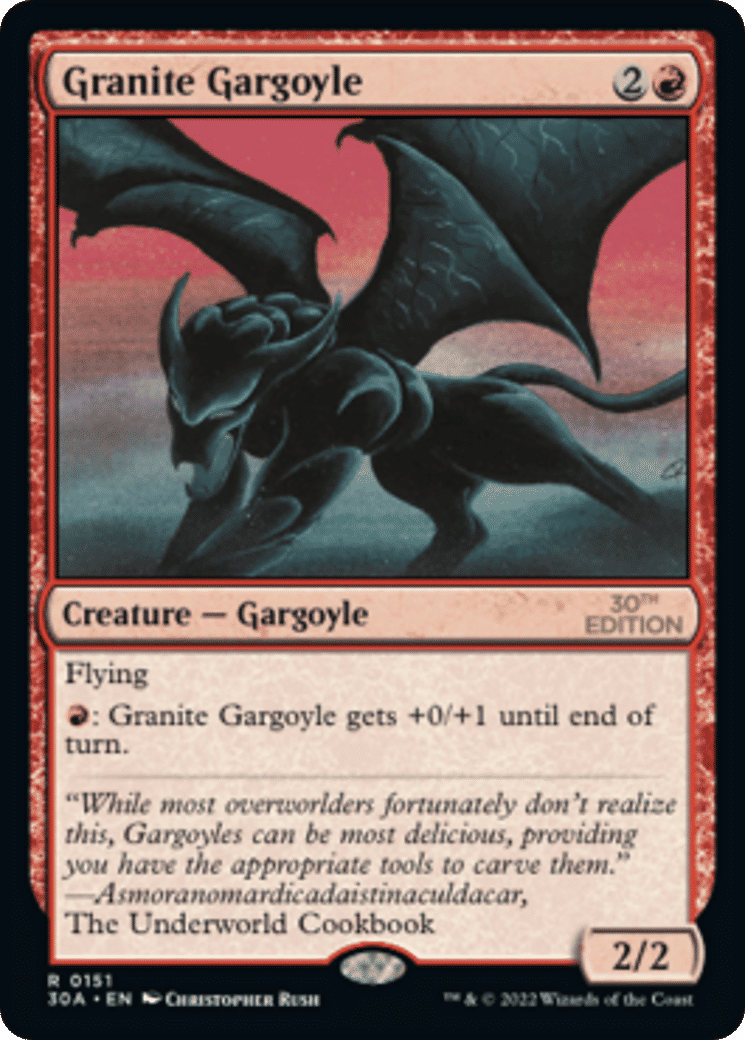 Granite Gargoyle — 30th Anniversary Edition — Magic: The Gathering
