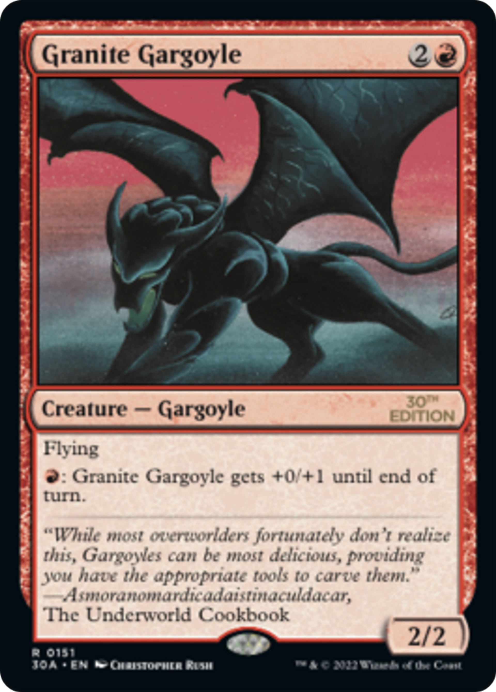 Granite Gargoyle — 30th Anniversary Edition — Magic: The Gathering