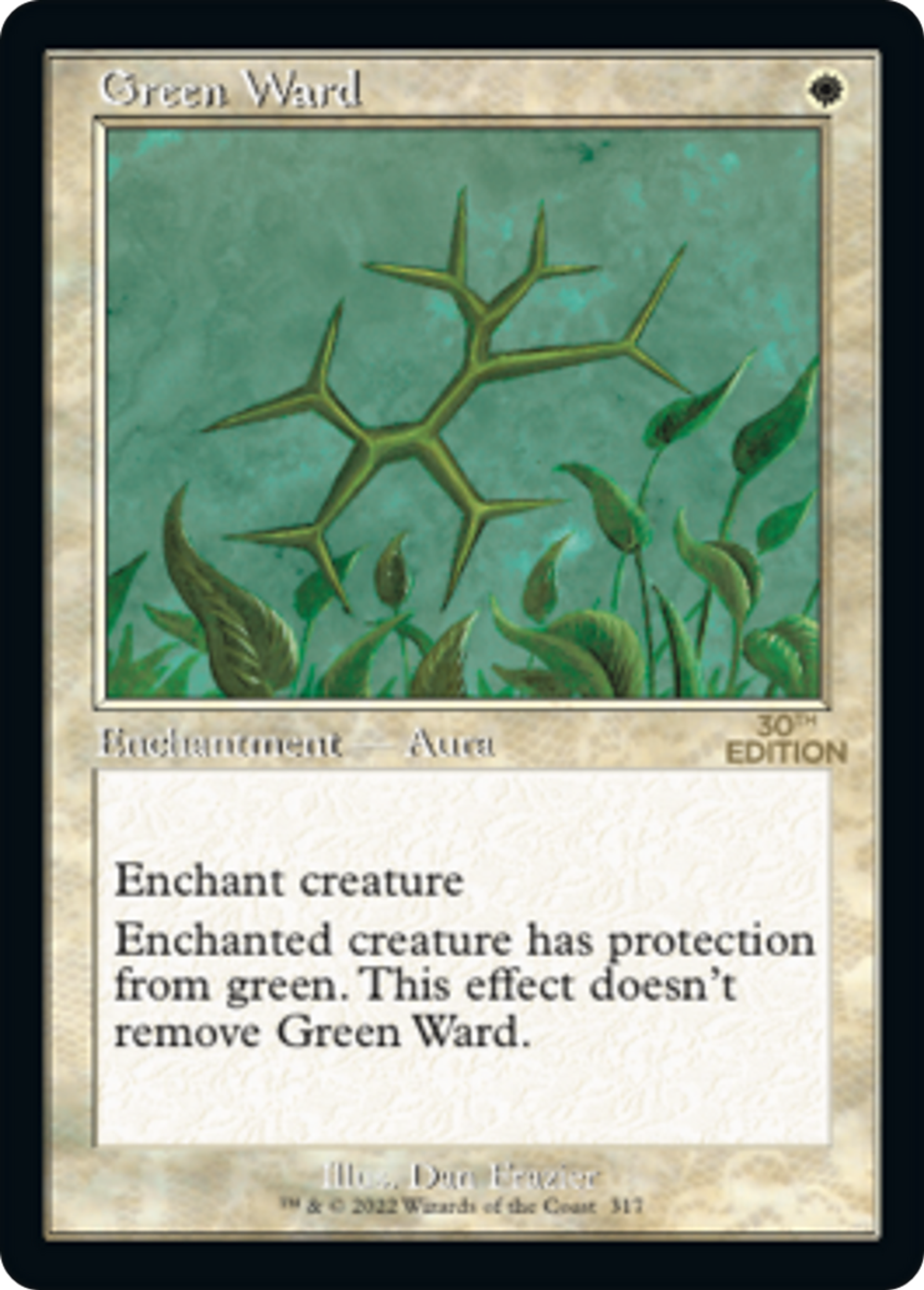 Green Ward — 30th Anniversary Edition — Magic: The Gathering
