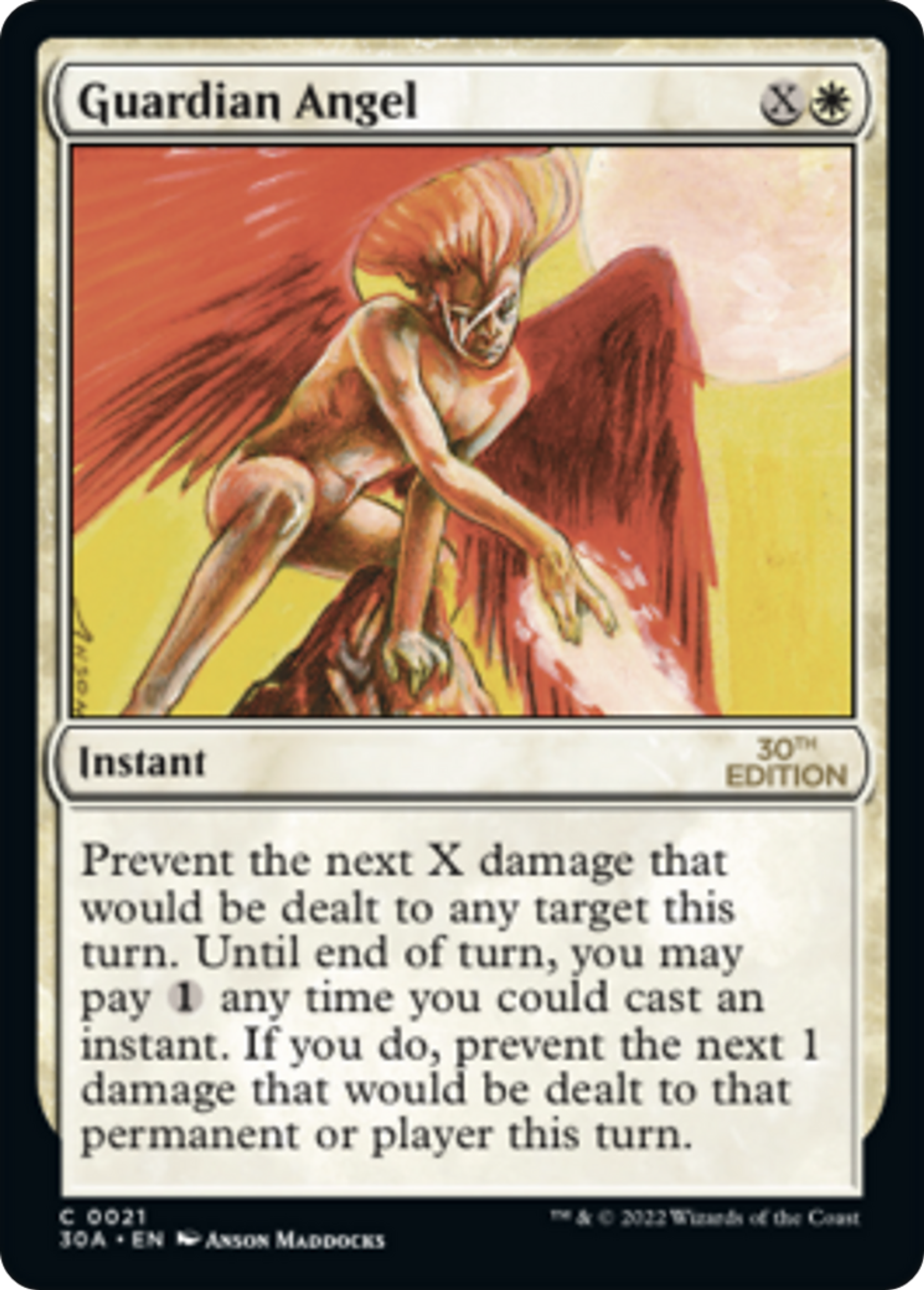 Guardian Angel — 30th Anniversary Edition — Magic: The Gathering