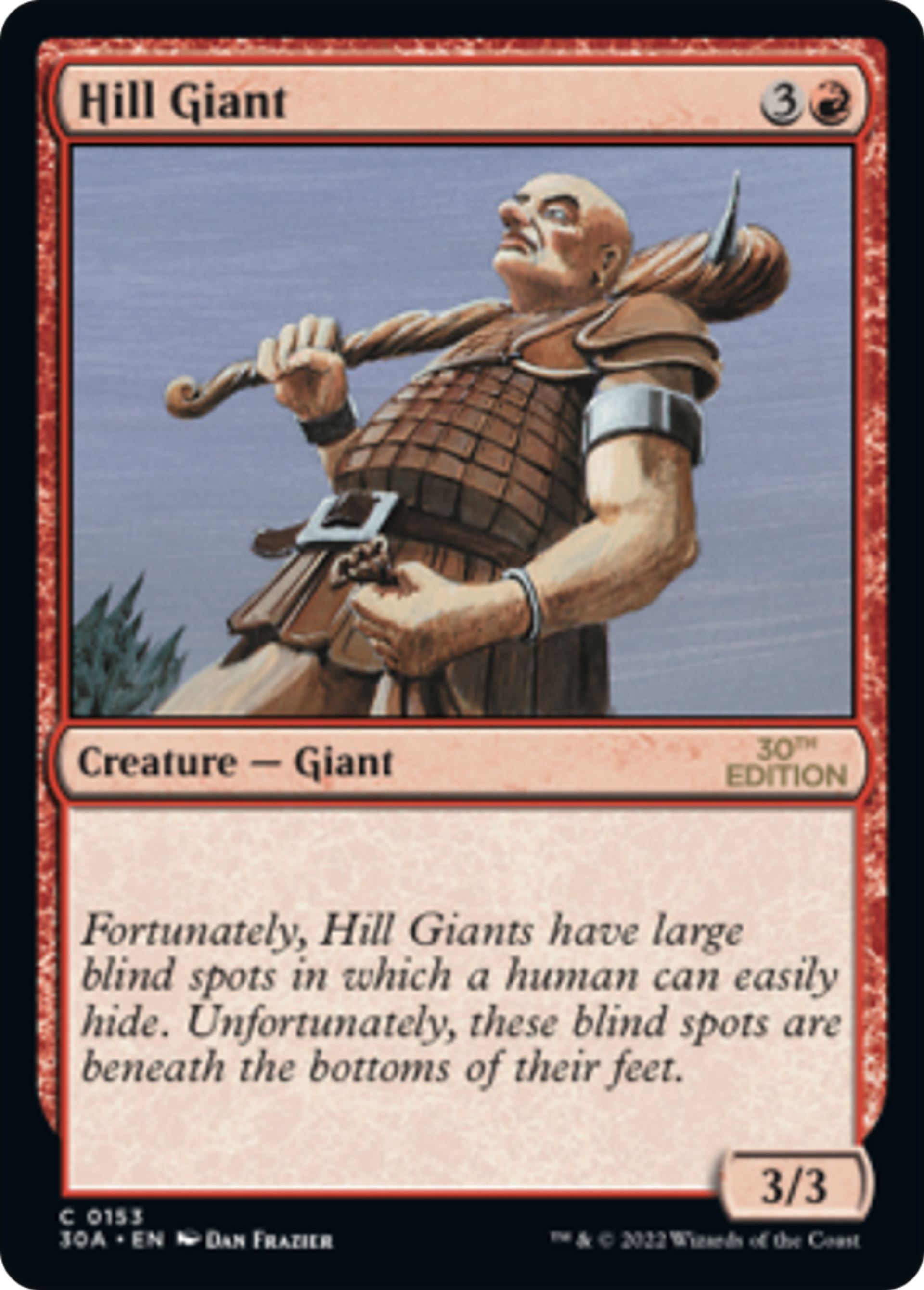 Géant des collines — 30th Anniversary Edition — Magic: The Gathering