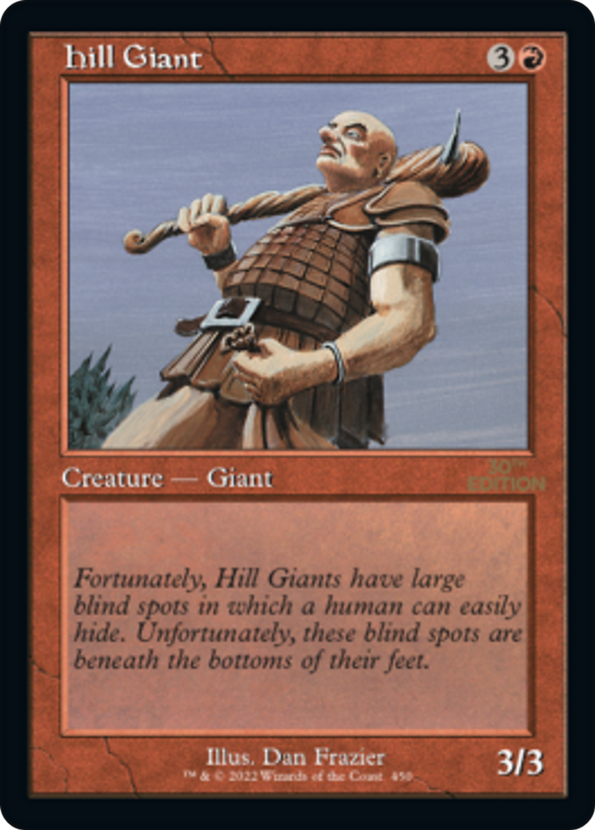 Géant des collines — 30th Anniversary Edition — Magic: The Gathering
