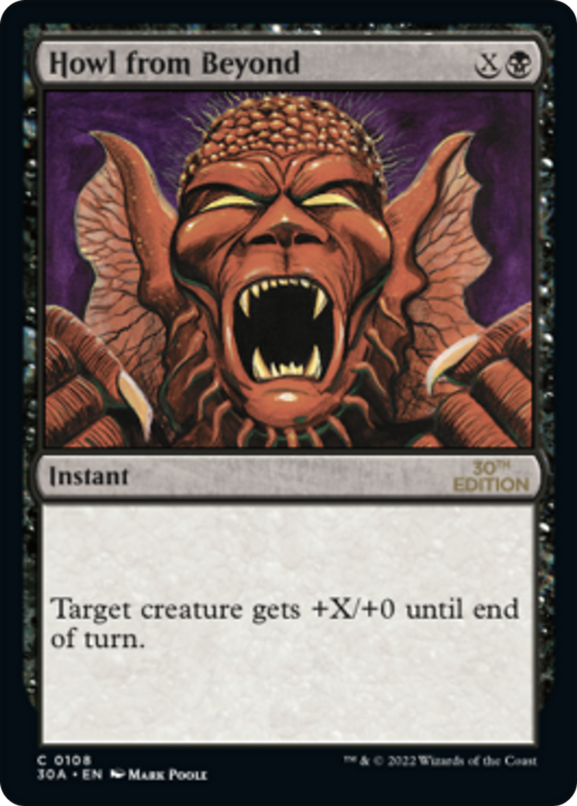 Howl from Beyond — 30th Anniversary Edition — Magic: The Gathering