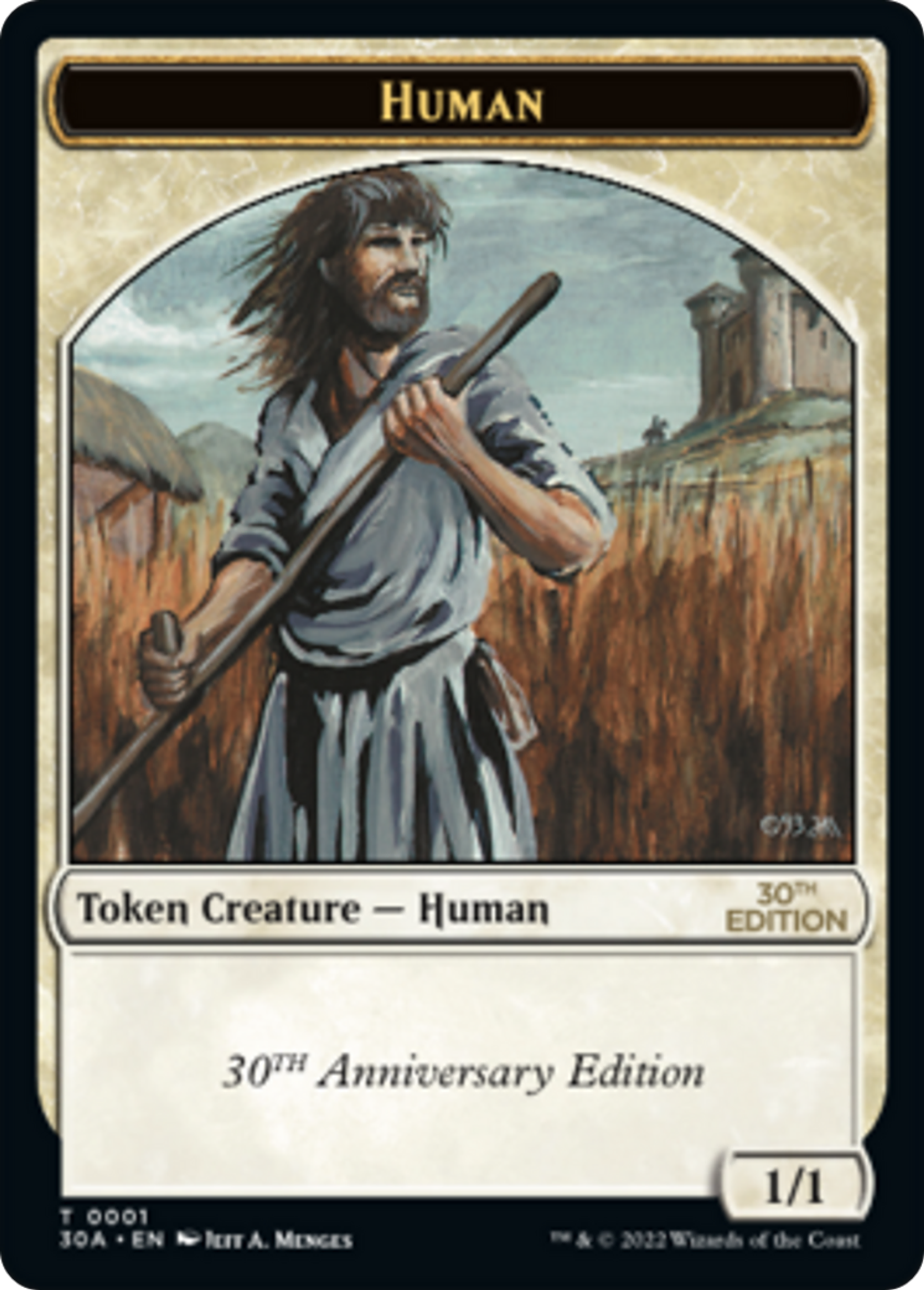 Human — 30th Anniversary Edition — Magic: The Gathering