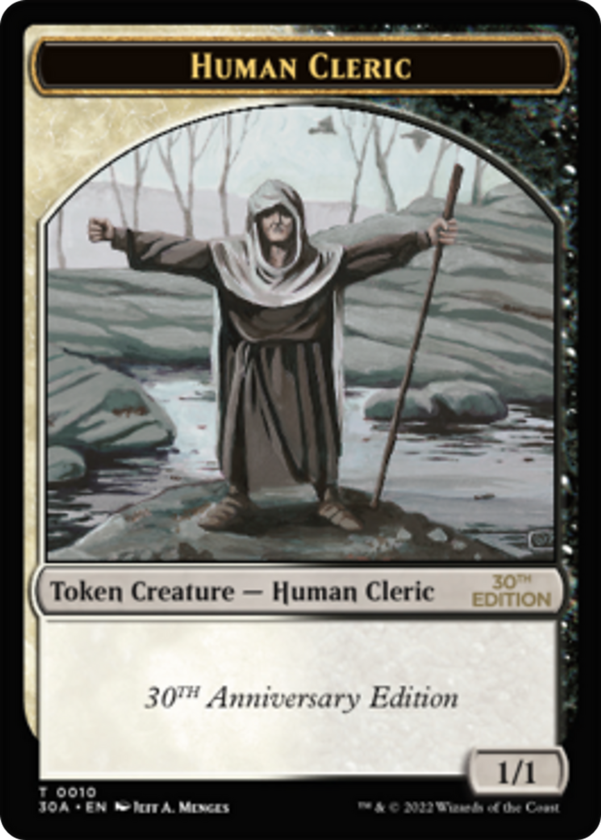 Human Cleric — 30th Anniversary Edition — Magic: The Gathering