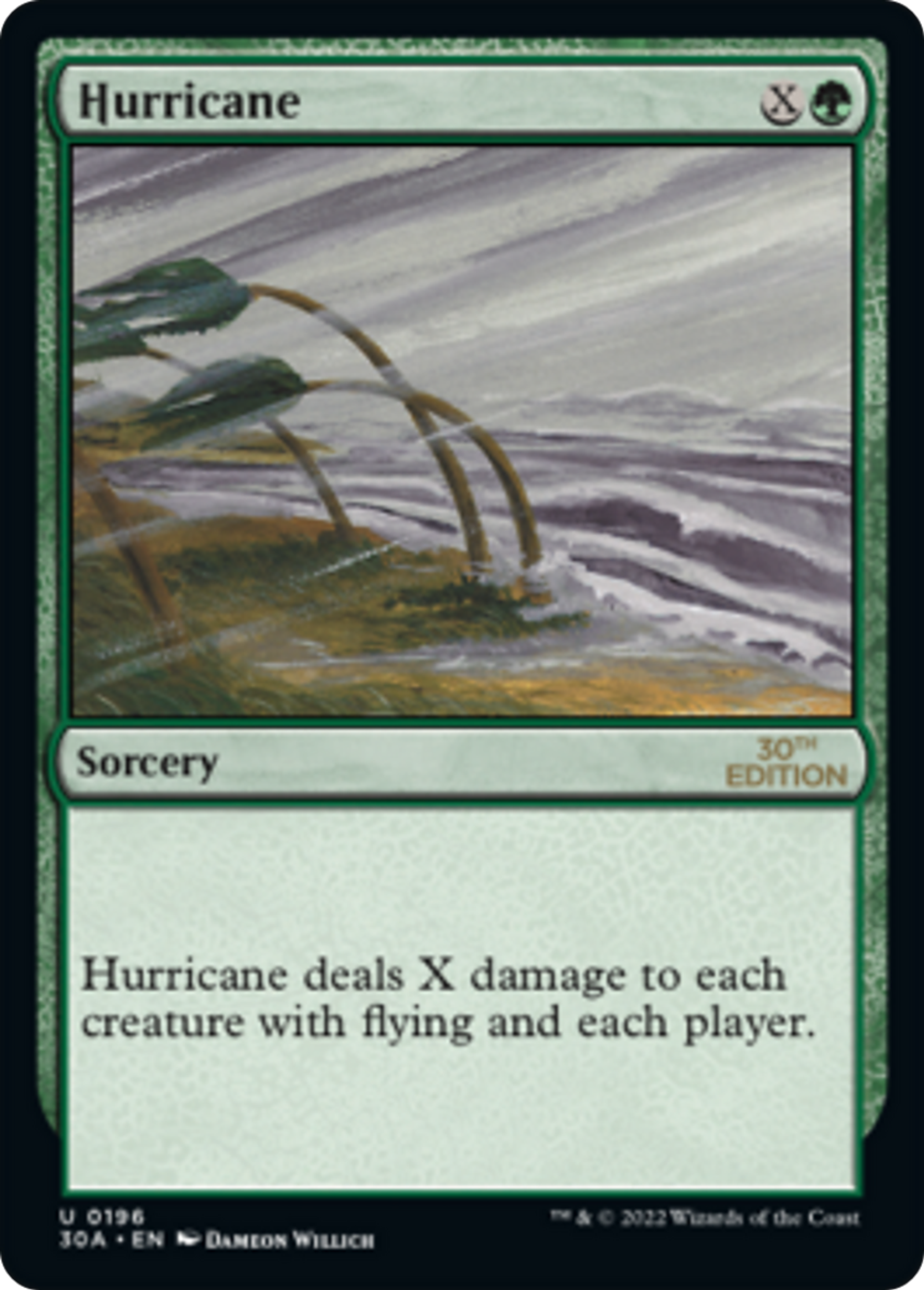 Ouragan — 30th Anniversary Edition — Magic: The Gathering